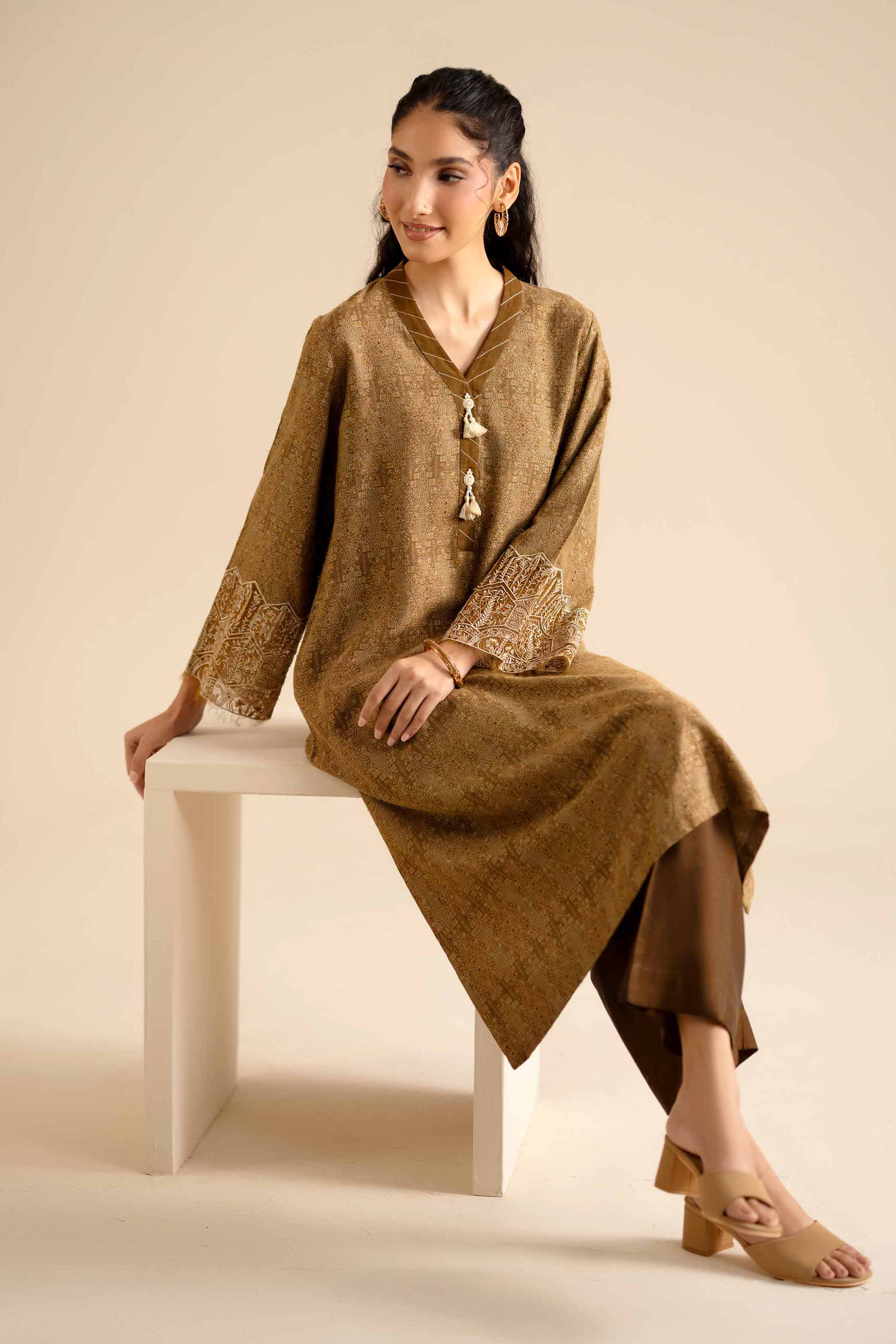 2 Piece - Embroidered Suit - PW25-273 for Women - Pret Collection | Nishat | Shop Online