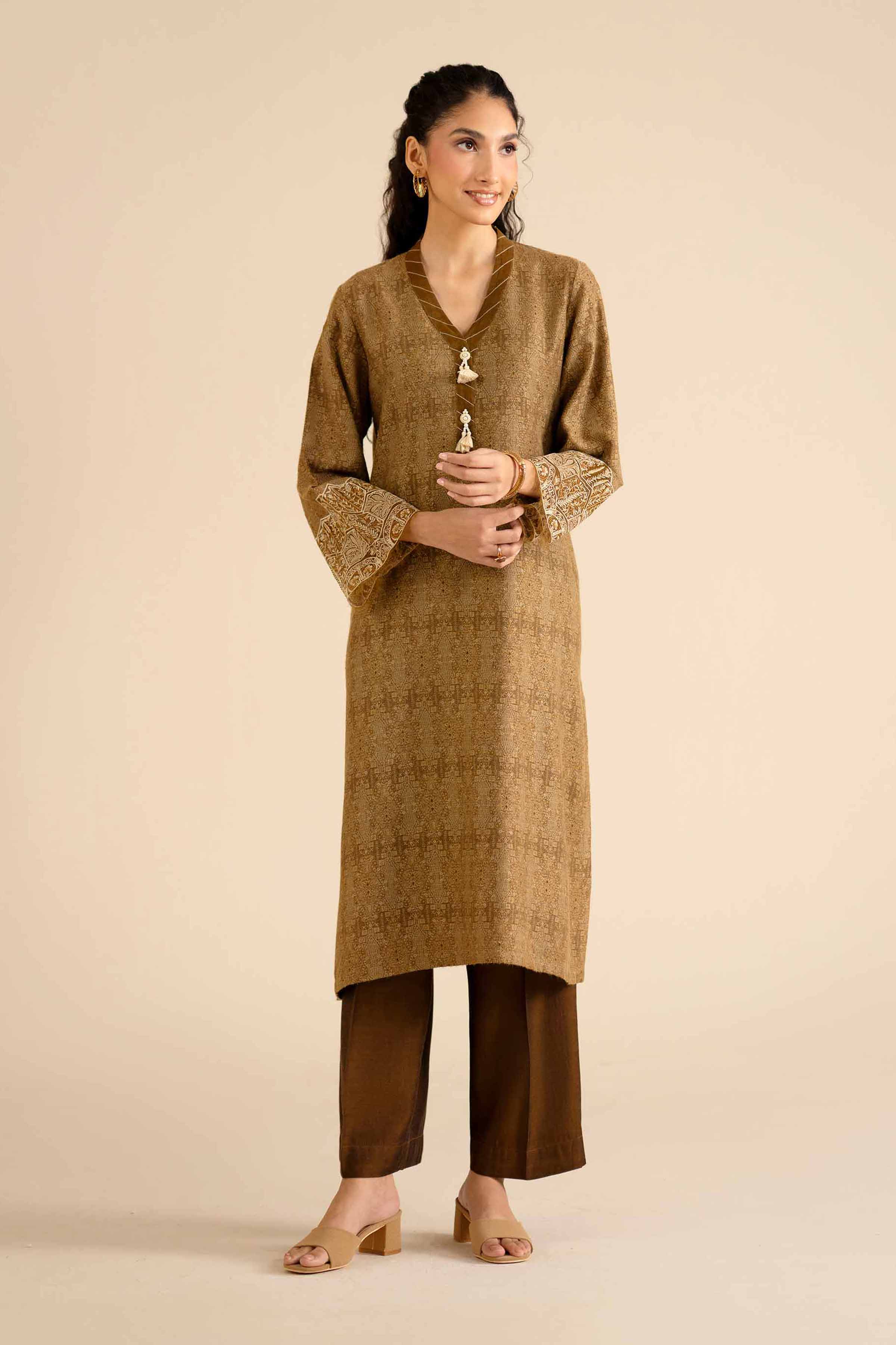 2 Piece - Embroidered Suit - PW25-273 for Women - Pret Collection | Nishat | Shop Online