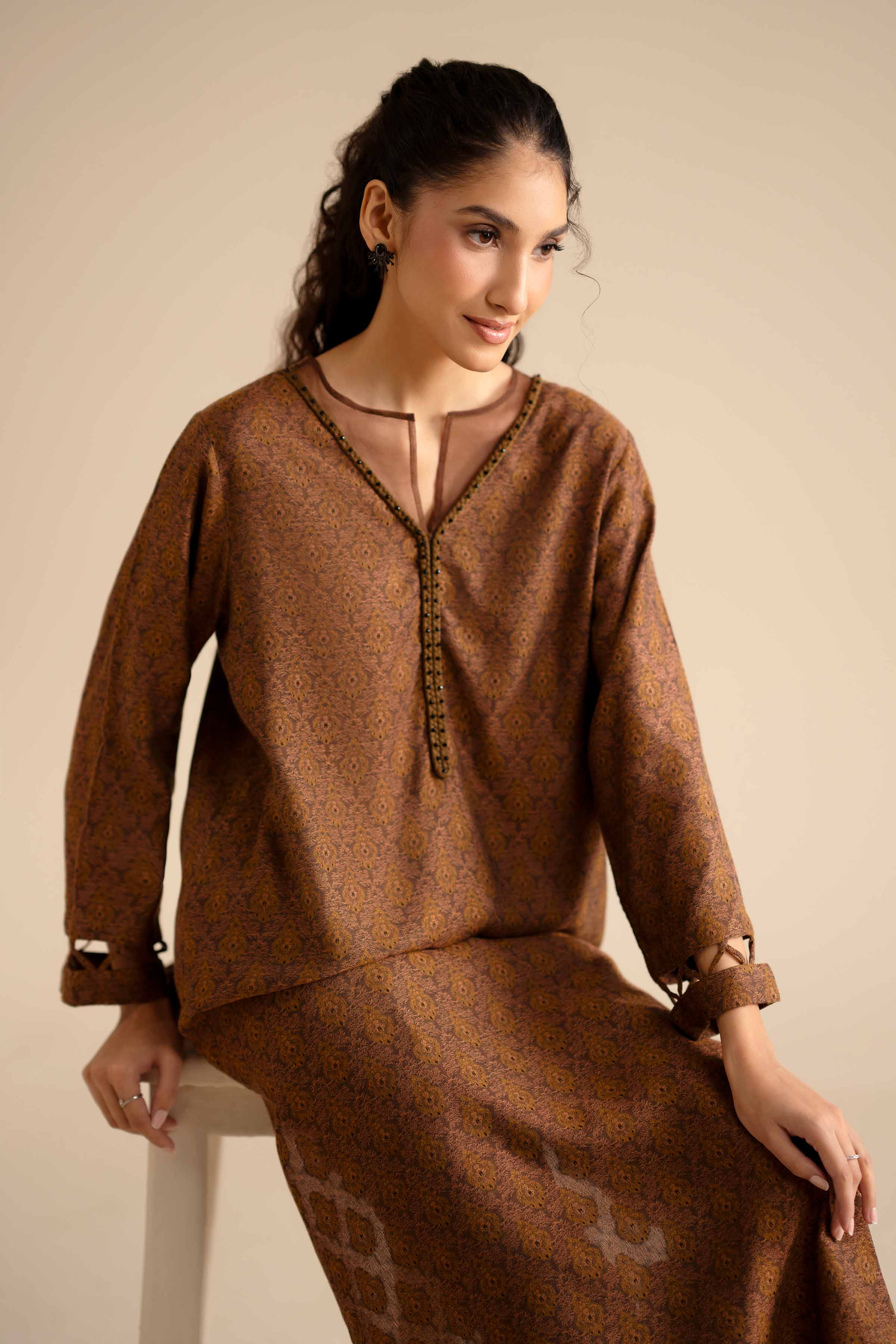 2 Piece - Printed Suit - PW25-277 for Women - Pret Collection | Nishat | Shop Online