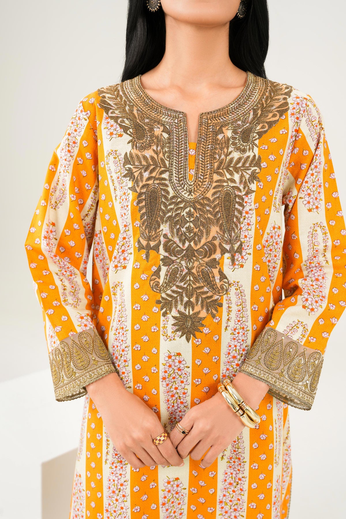 2 Piece - Printed Embroidered Suit - PW25-281 for Women - Pret Collection | Nishat | Shop Online