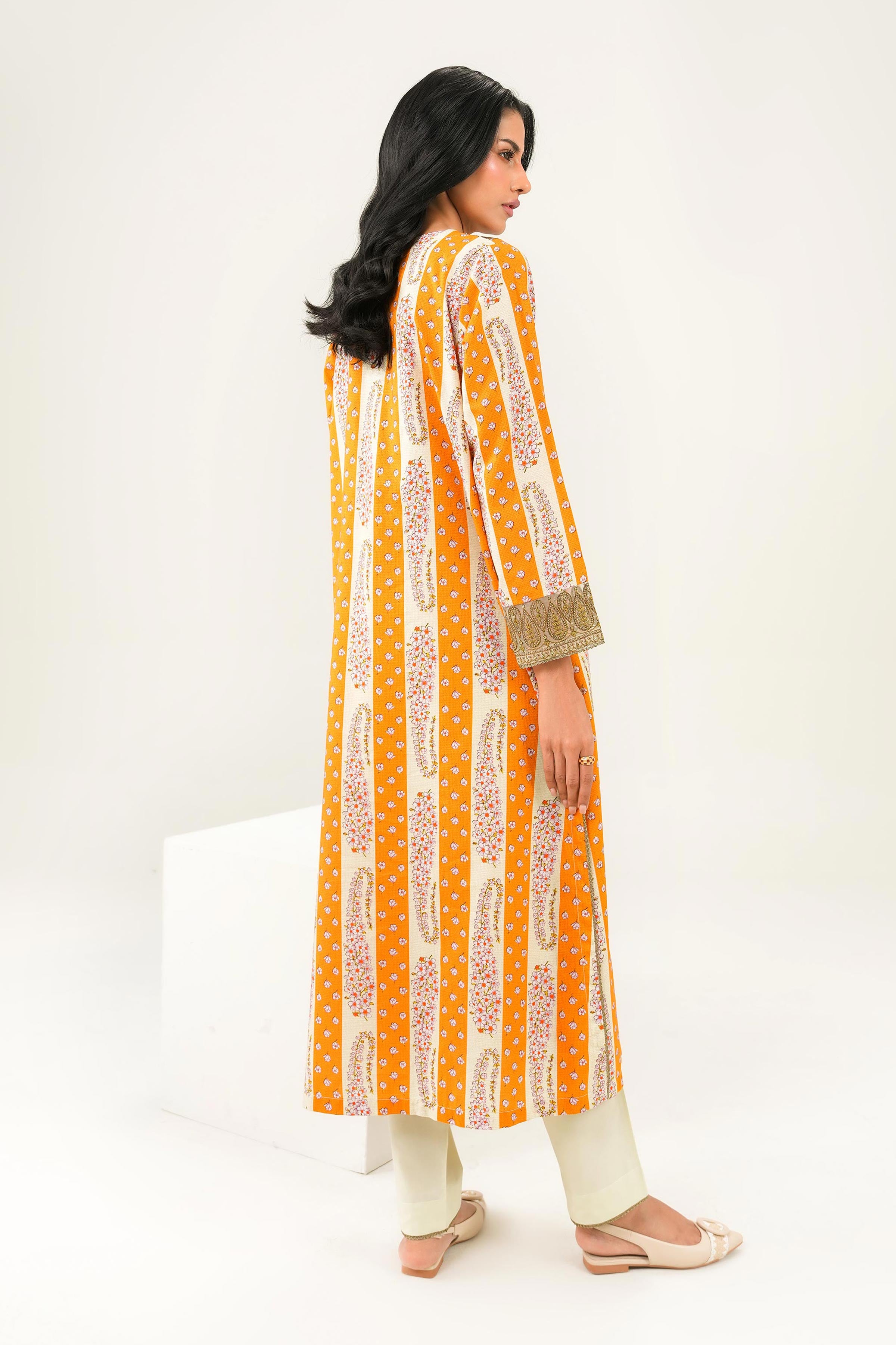 2 Piece - Printed Embroidered Suit - PW25-281 for Women - Pret Collection | Nishat | Shop Online