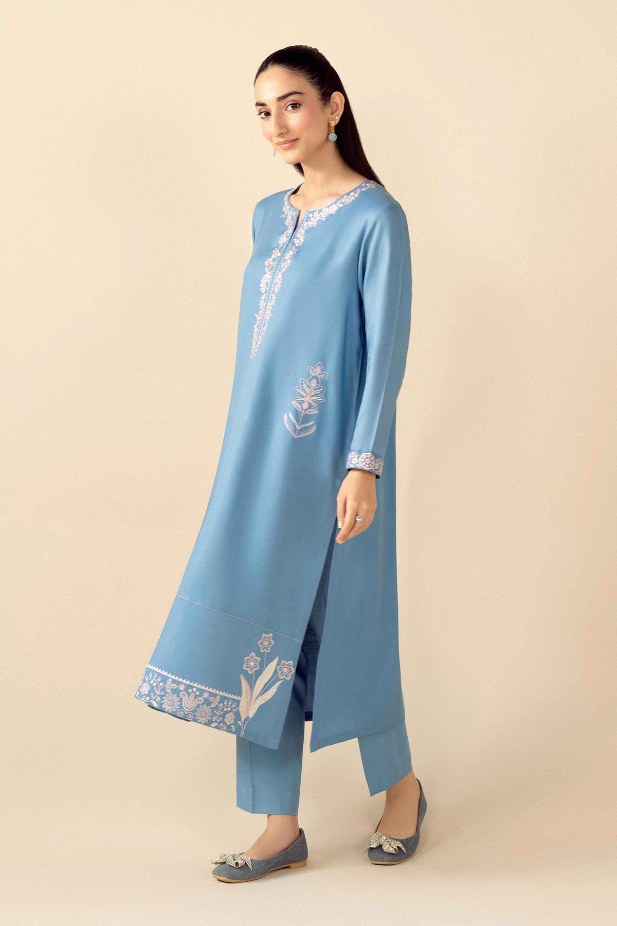 2 Piece - Embroidered Suit - PW25-285 for Women - Pret Collection | Nishat | Shop Online 