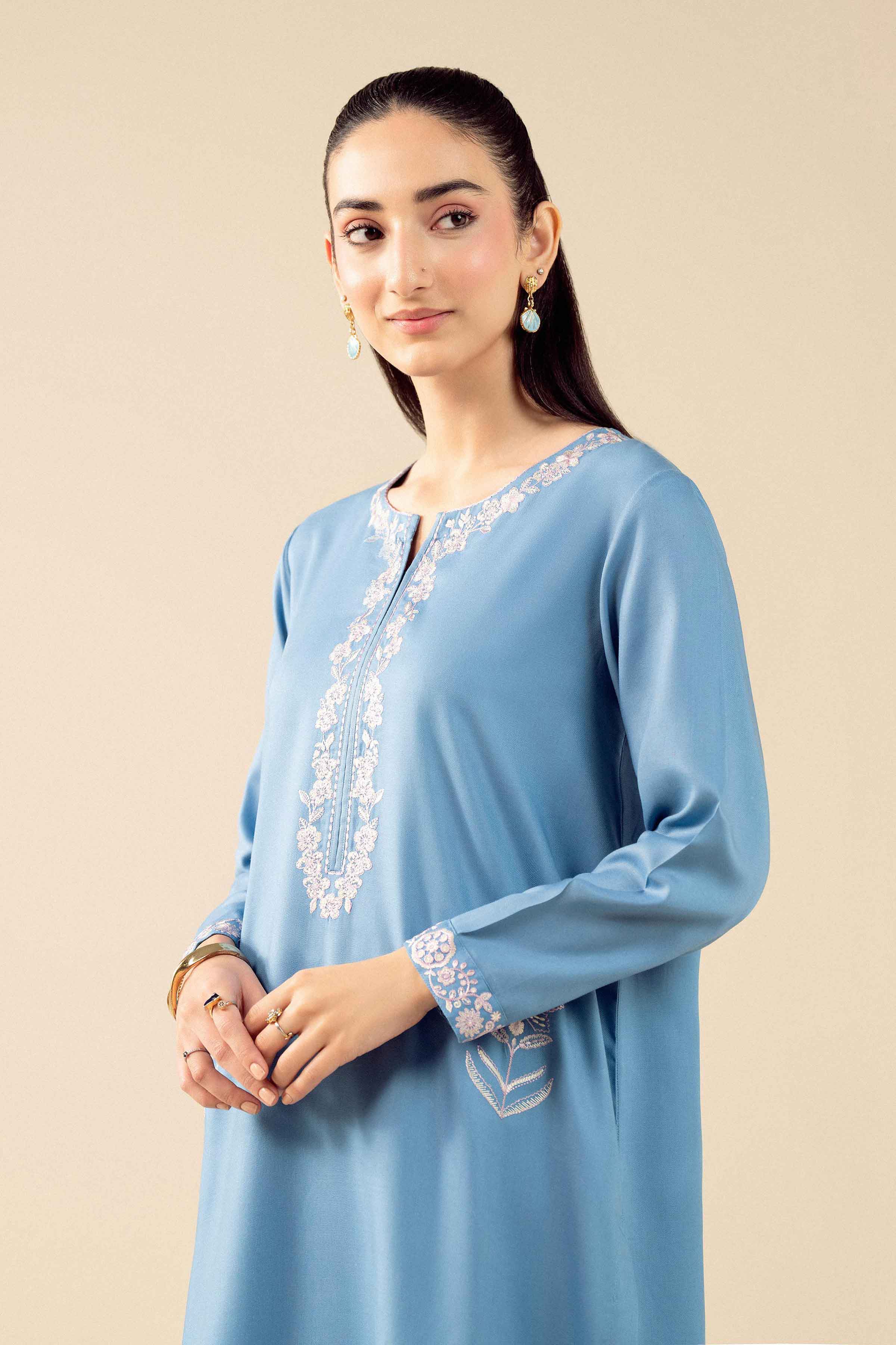 2 Piece - Embroidered Suit - PW25-285 for Women - Pret Collection | Nishat | Shop Online 
