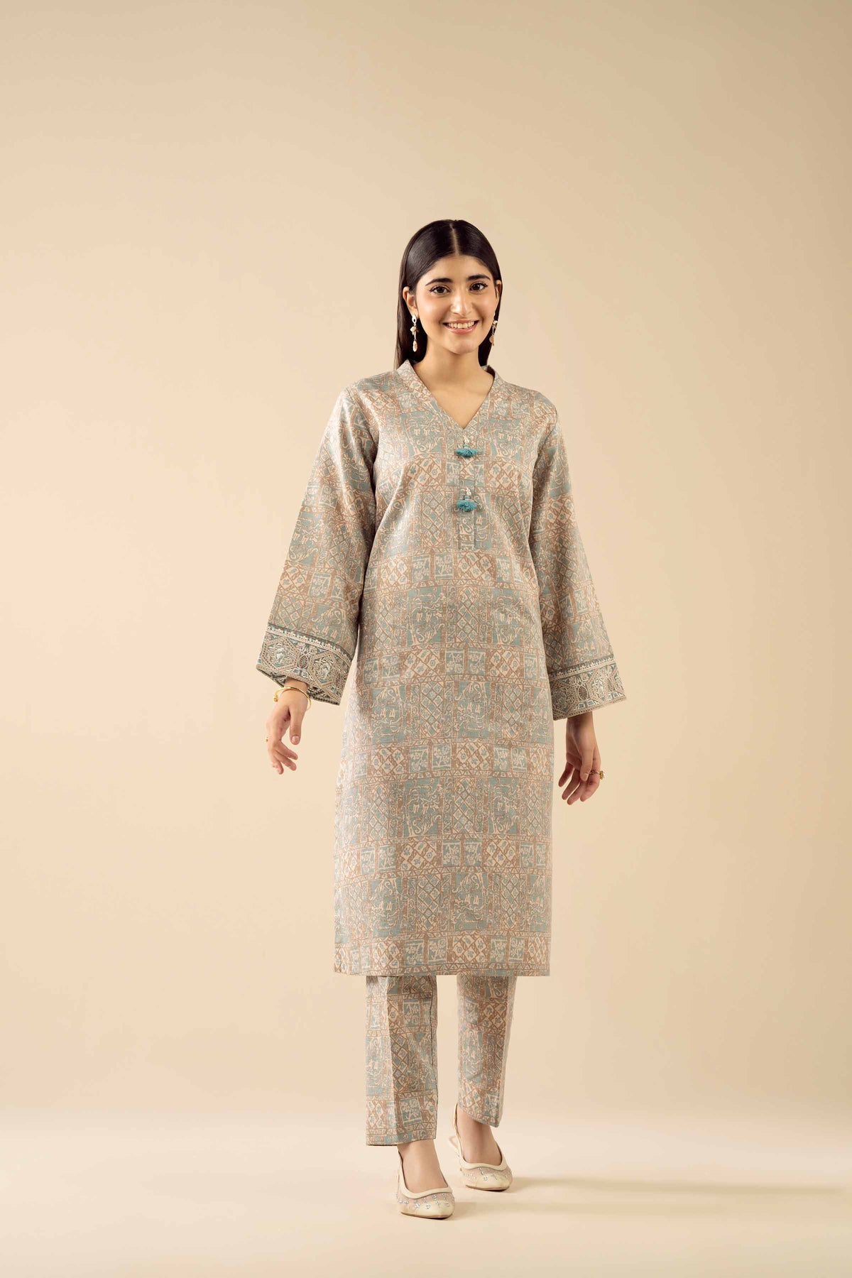 2 Piece - Printed Suit - PW25-292 for Women - Pret Collection | Nishat | Shop Online