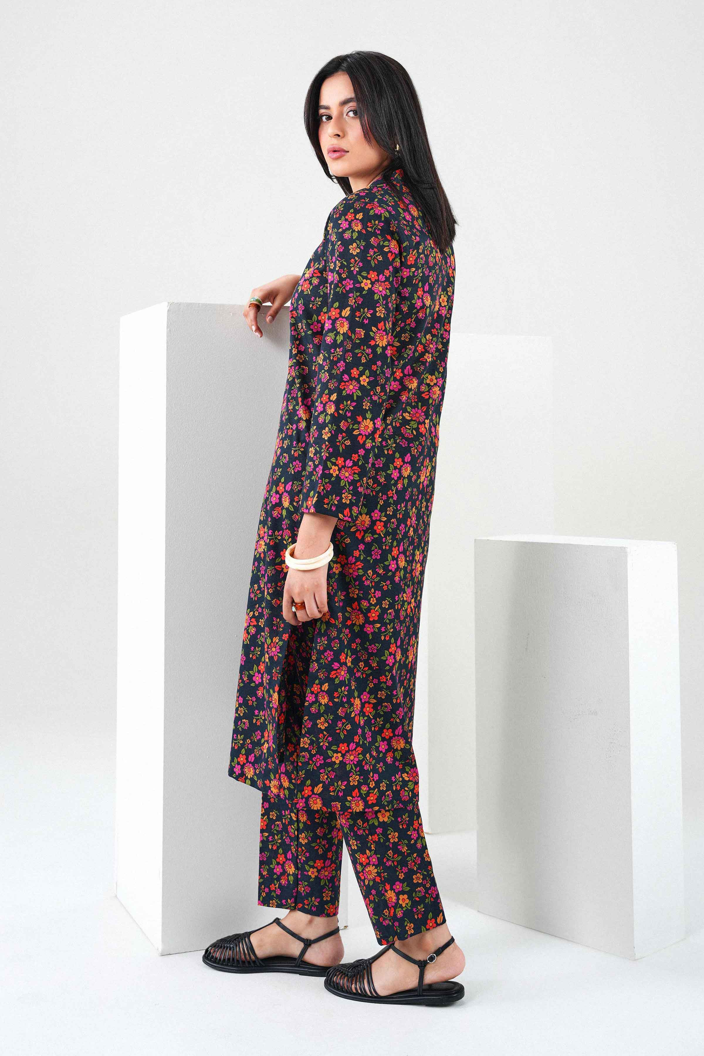 2 Piece - Printed Embroidered Suit - PW25-294 for Women - Pret Collection | Nishat | Shop Online 