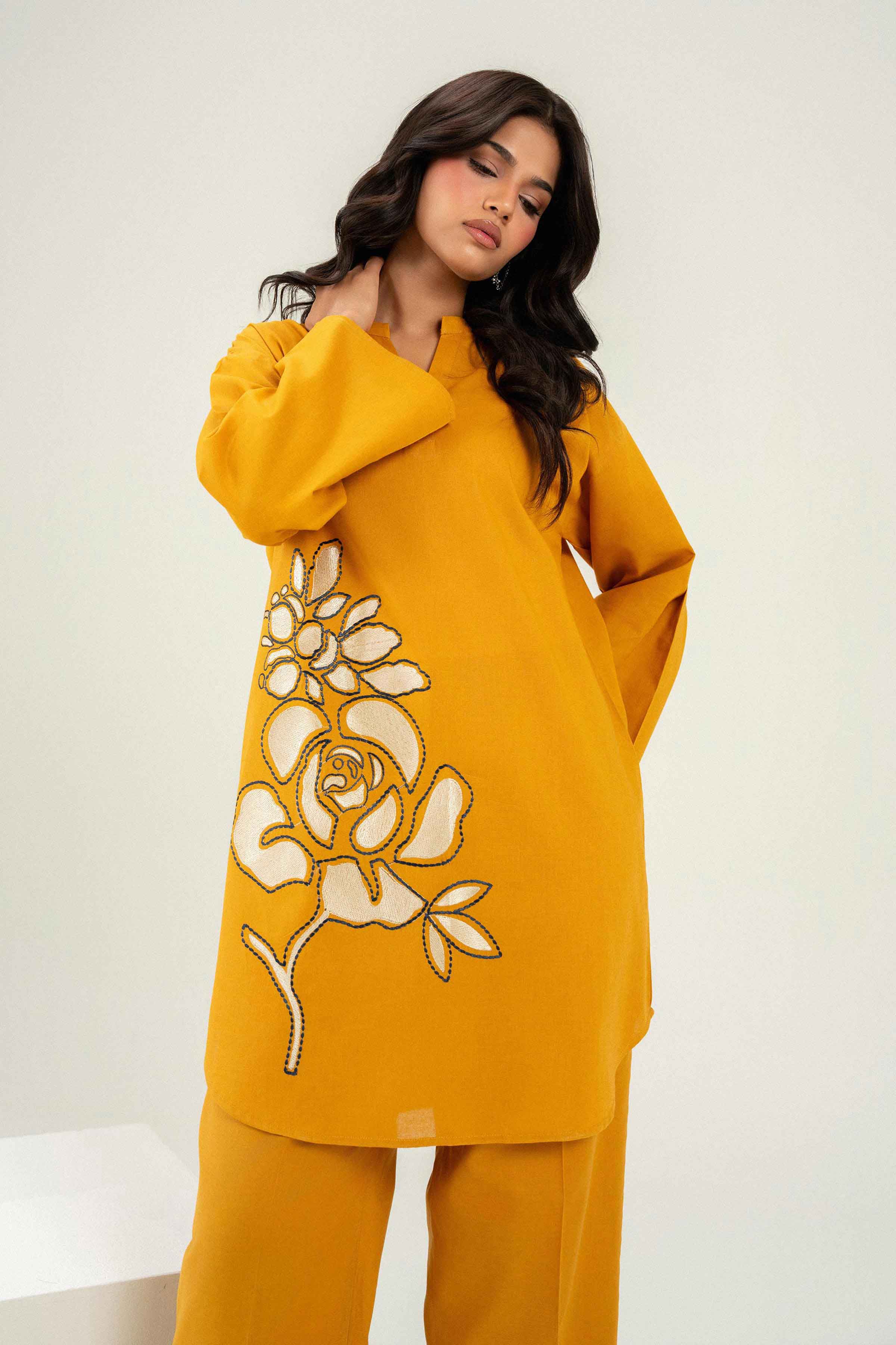 2 Piece - Embroidered Suit - PW25-295 for Women - Pret Collection | Nishat | Shop Online 