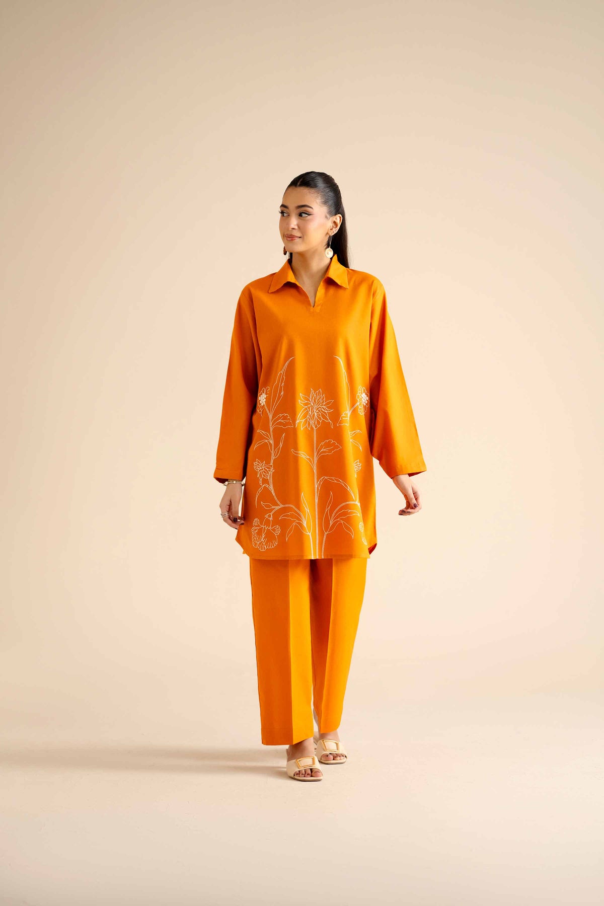 2 Piece - Embroidered Suit - PW25-296 for Women - Pret Collection | Nishat | Shop Online