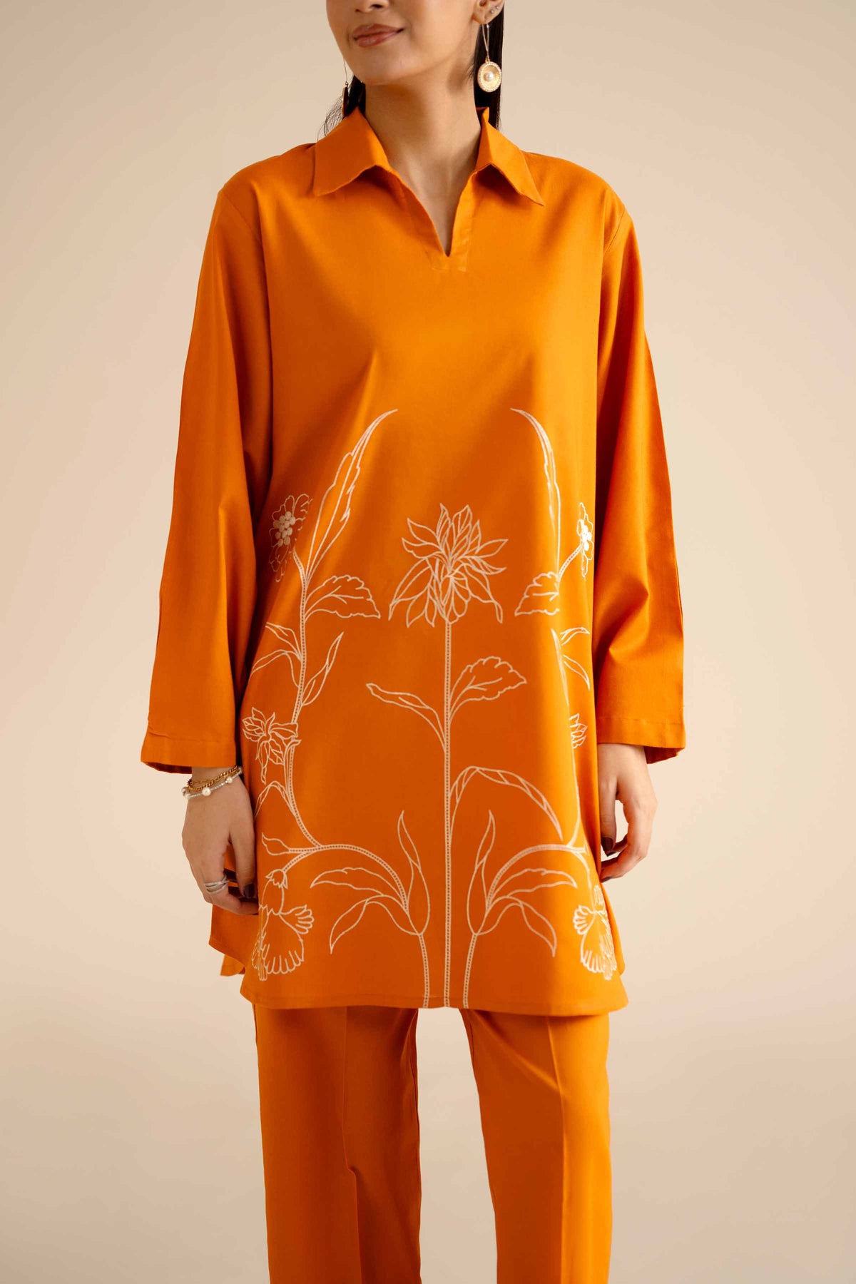 2 Piece - Embroidered Suit - PW25-296 for Women - Pret Collection | Nishat | Shop Online