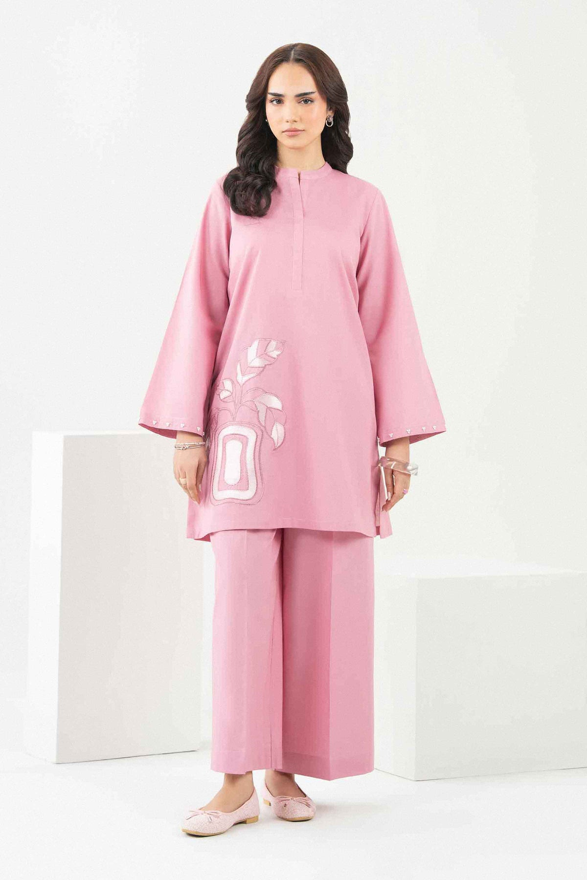 2 Piece - Embroidered Suit - PW25-297 for Women -  Pret Collection | Nishat | Shop Online