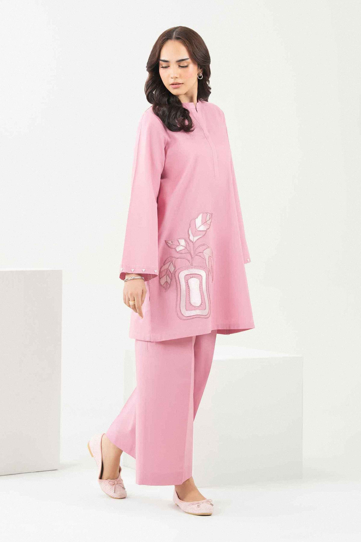 2 Piece - Embroidered Suit - PW25-297 for Women -  Pret Collection | Nishat | Shop Online