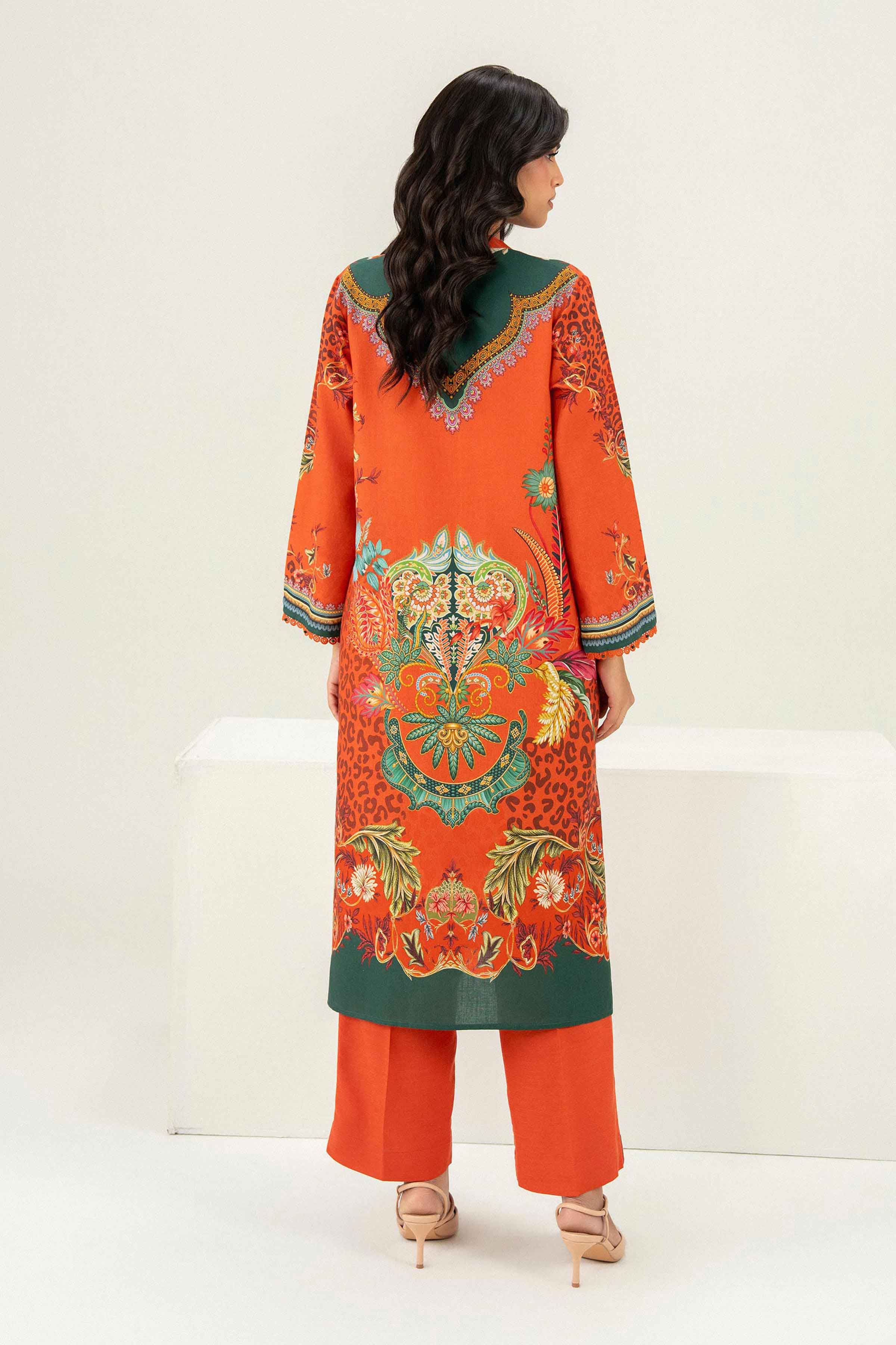2 Piece - Printed Suit - PW25-320 for Women - Pret Collection | Nishat | Shop Online 