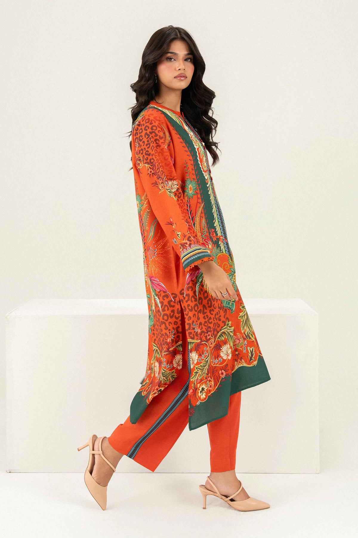 2 Piece - Printed Suit - PW25-320 for Women - Pret Collection | Nishat | Shop Online 