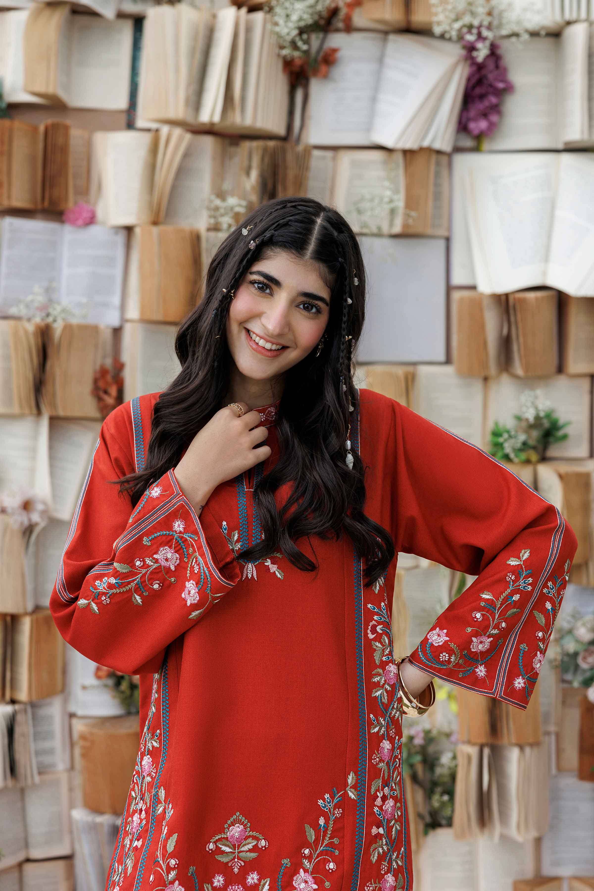 2 Piece - Embroidered Suit - PW25-322 for Women - Pret Collection | Nishat | Shop Online 