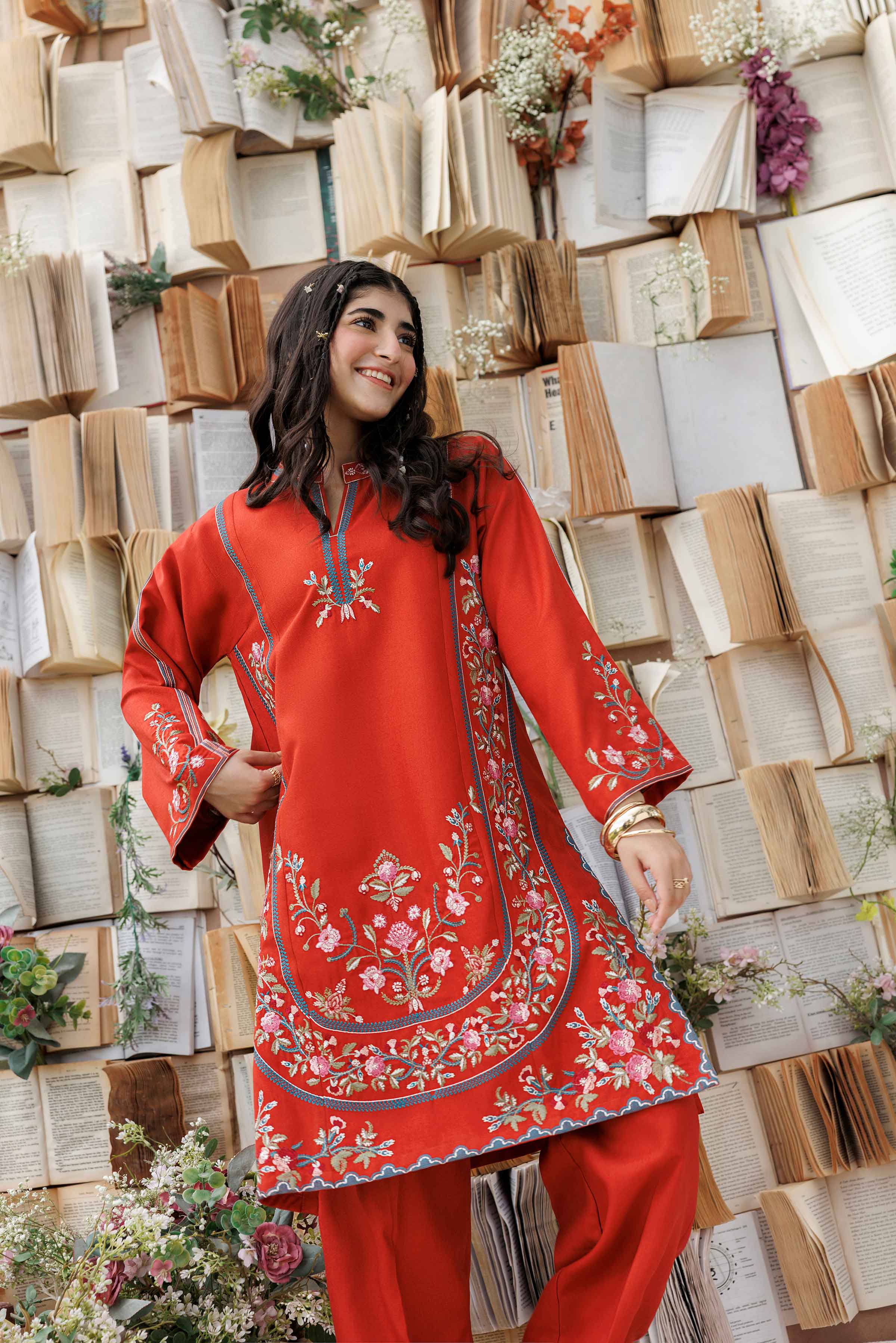 2 Piece - Embroidered Suit - PW25-322 for Women - Pret Collection | Nishat | Shop Online 