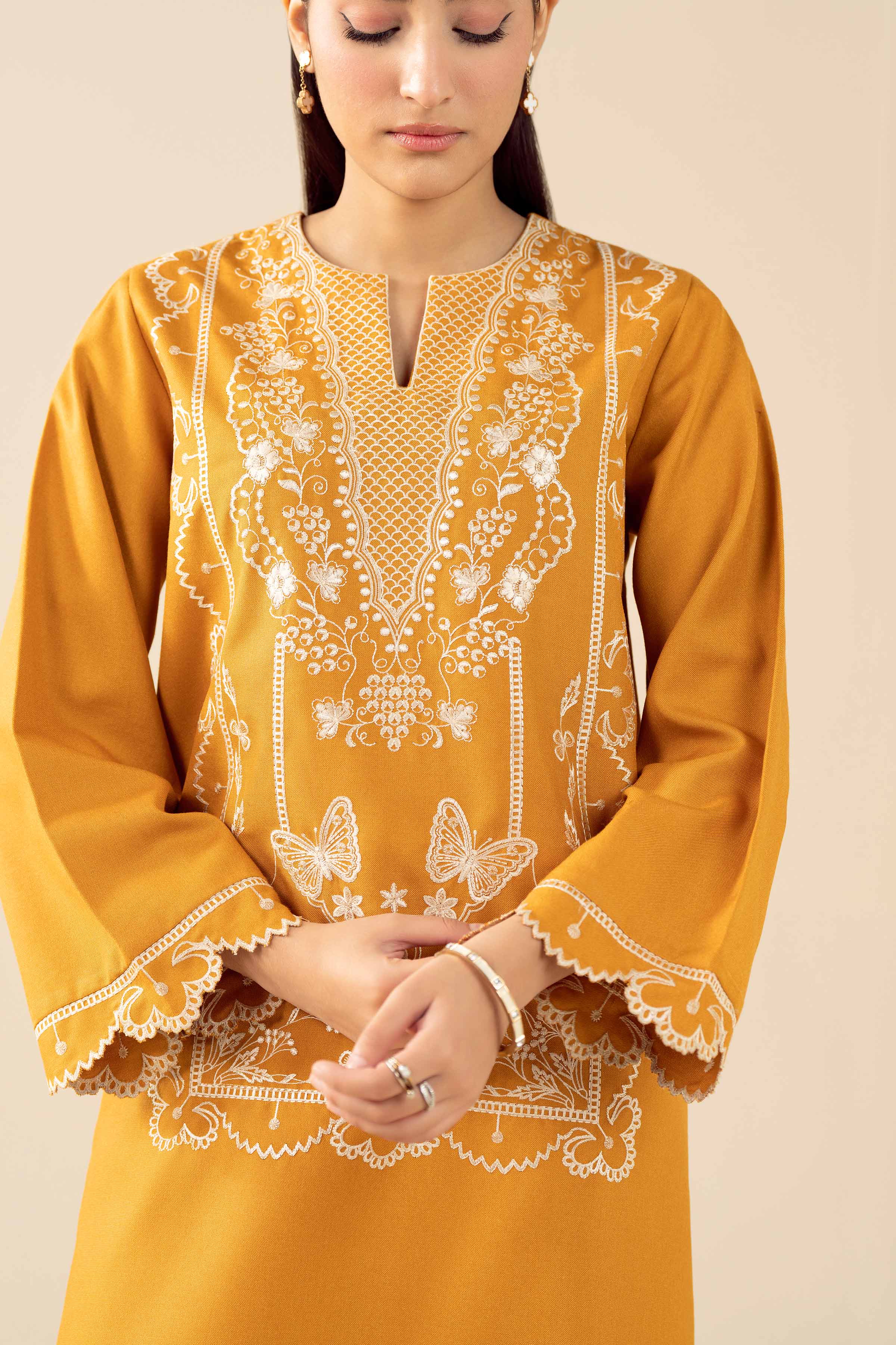 2 Piece - Embroidered Suit - PW25-324 for Women - Pret Collection | Nishat | Shop Online