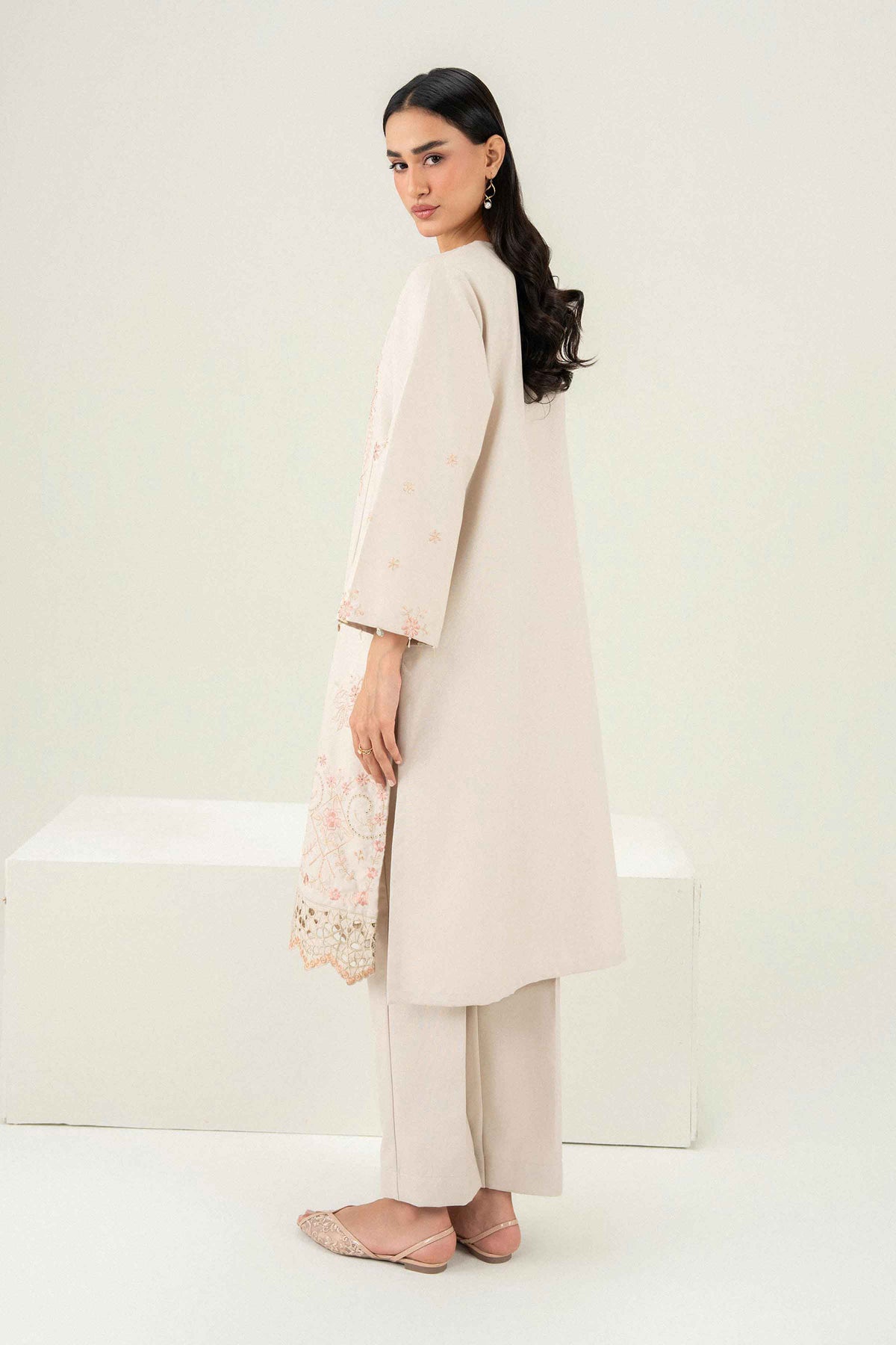 2 Piece - Embroidered Suit - PW25-326 for Women - Pret Collection | Nishat | Shop Online 