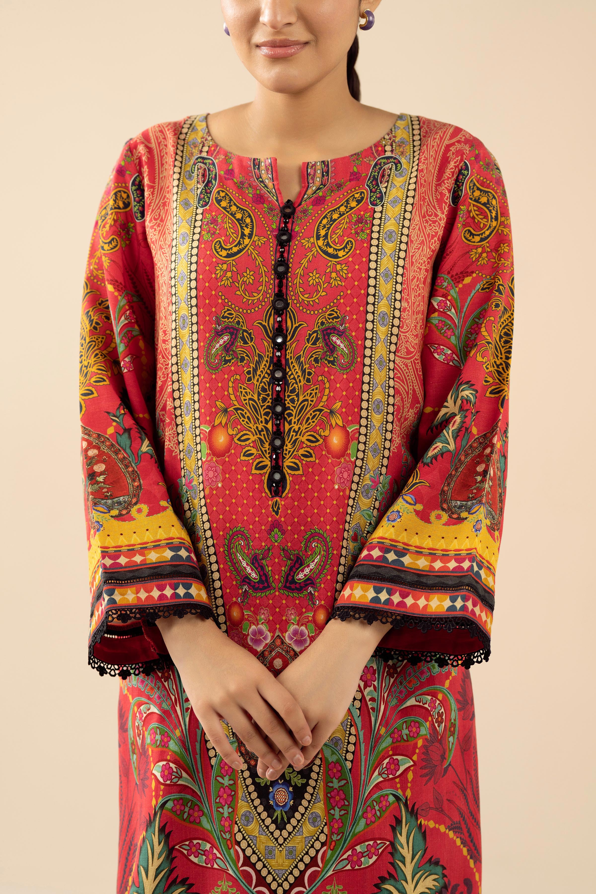 2 Piece - Printed Suit - PW25-327 for Women - Pret Collection | Nishat | Shop Online