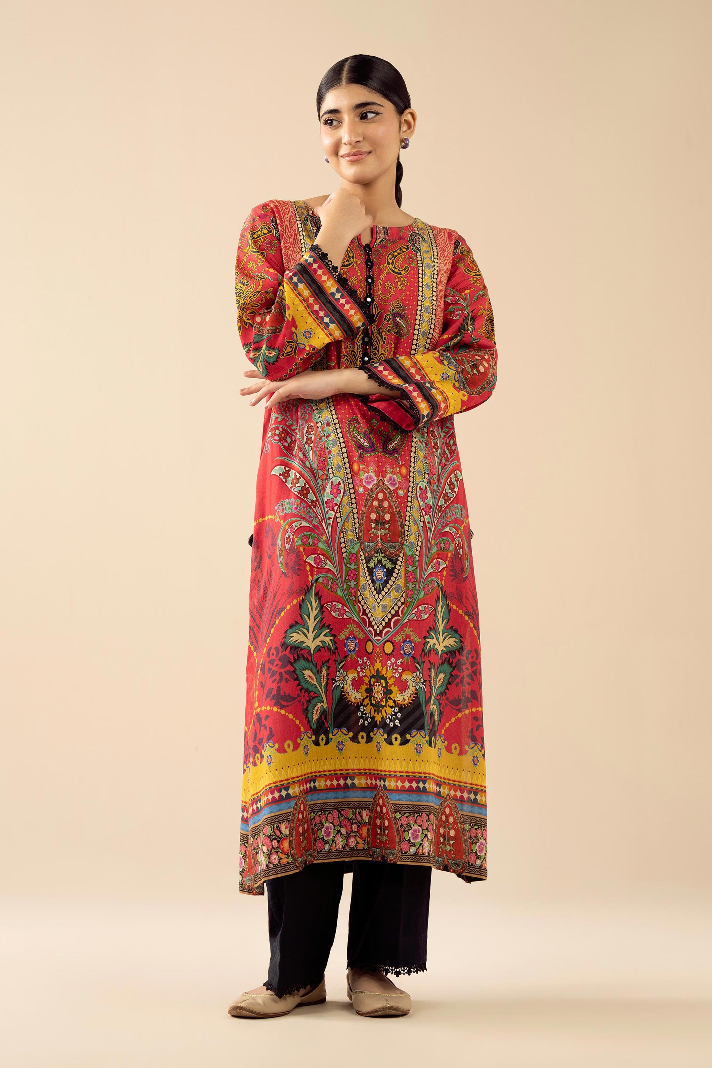 2 Piece - Printed Suit - PW25-327 for Women - Pret Collection | Nishat | Shop Online