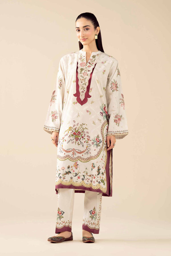 2 Piece - Printed Embroidered Suit - PW25-329 for Women - Pret Collection | Nishat | Shop Online