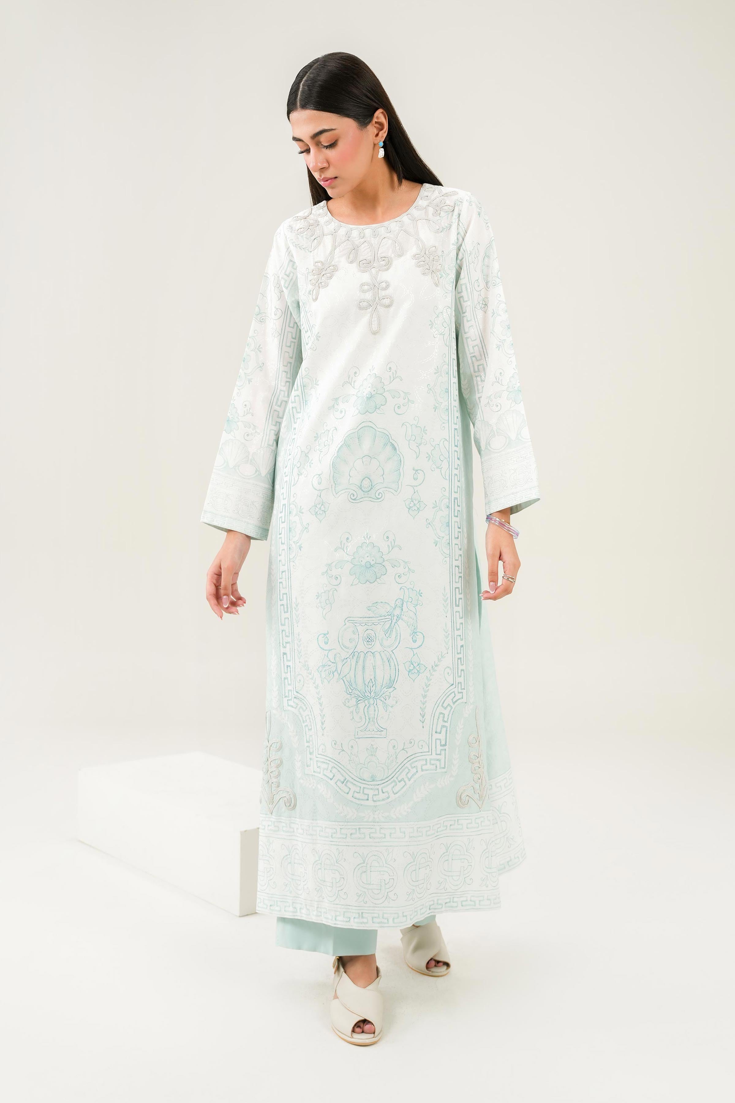 2 Piece - Printed Embroidered Suit - PW25-331 for Women - Pret Collection | Nishat | Shop Online