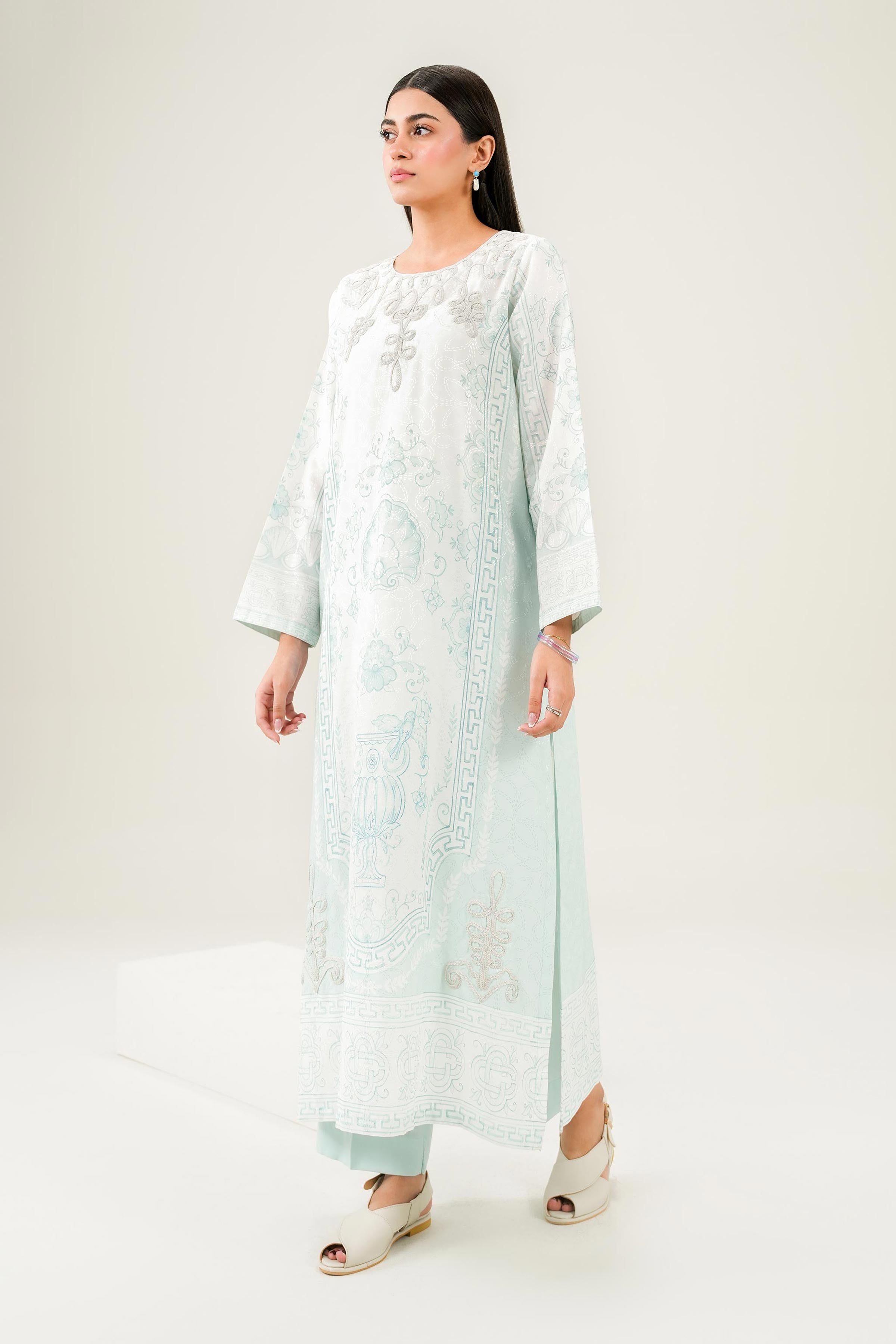 2 Piece - Printed Embroidered Suit - PW25-331 for Women - Pret Collection | Nishat | Shop Online