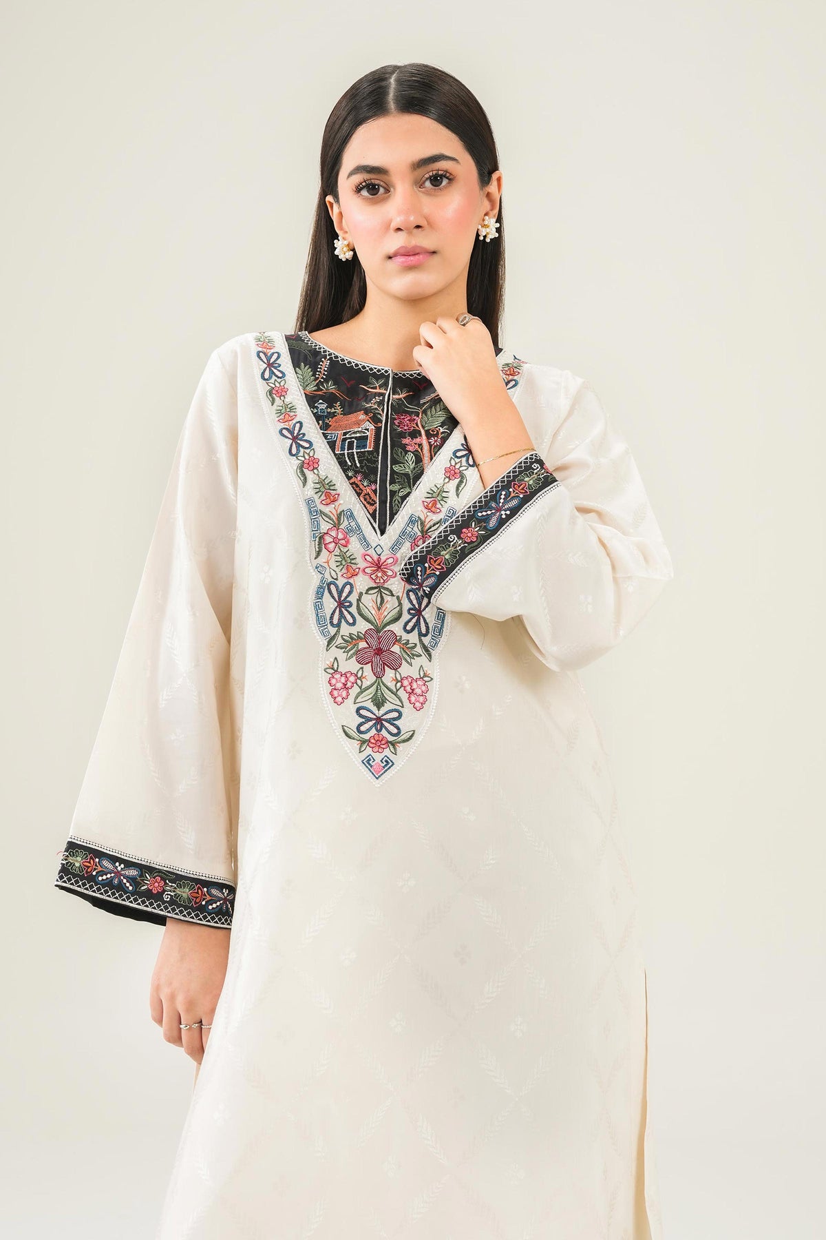 2 Piece - Embroidered Suit - PW25-334