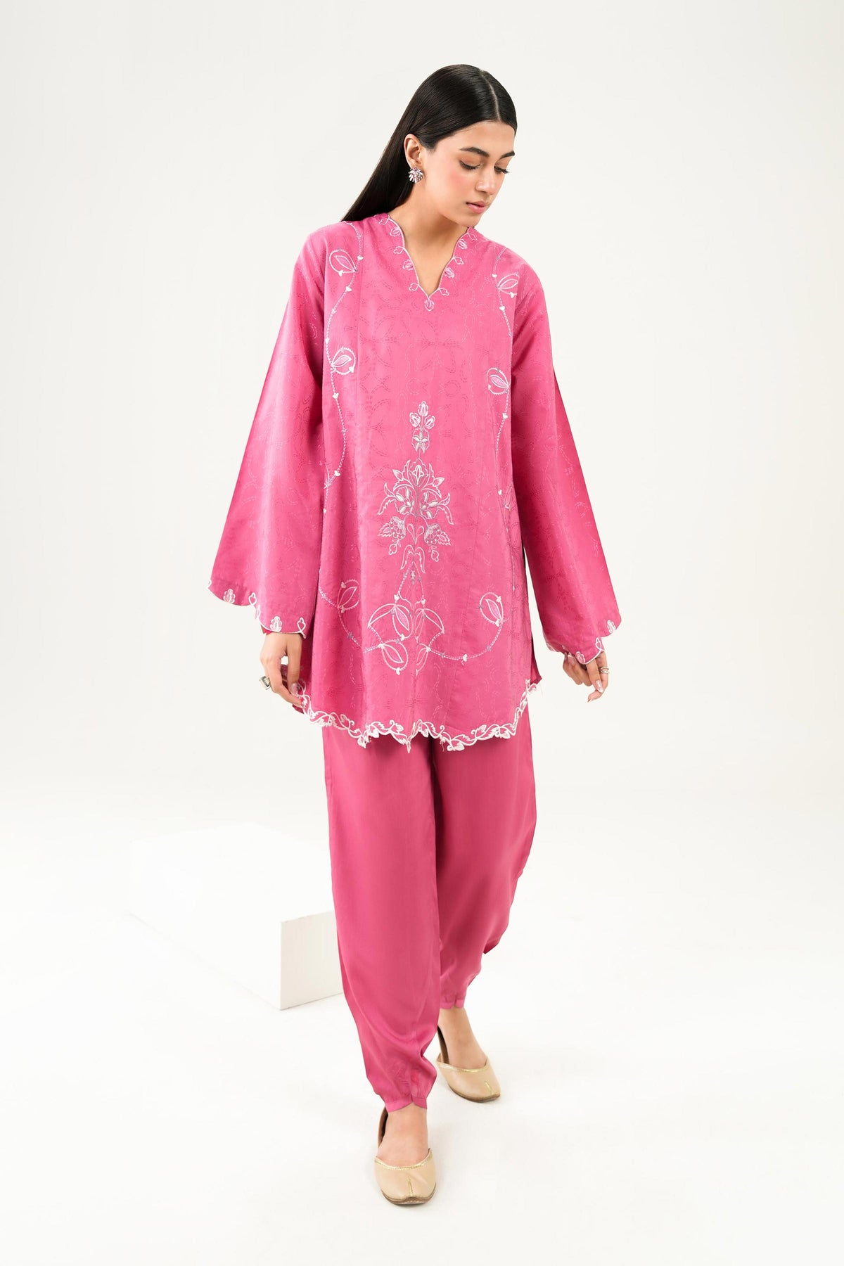 2 Piece - Embroidered Suit - PW25-335 for Women - Pret Collection | Nishat | Shop Online