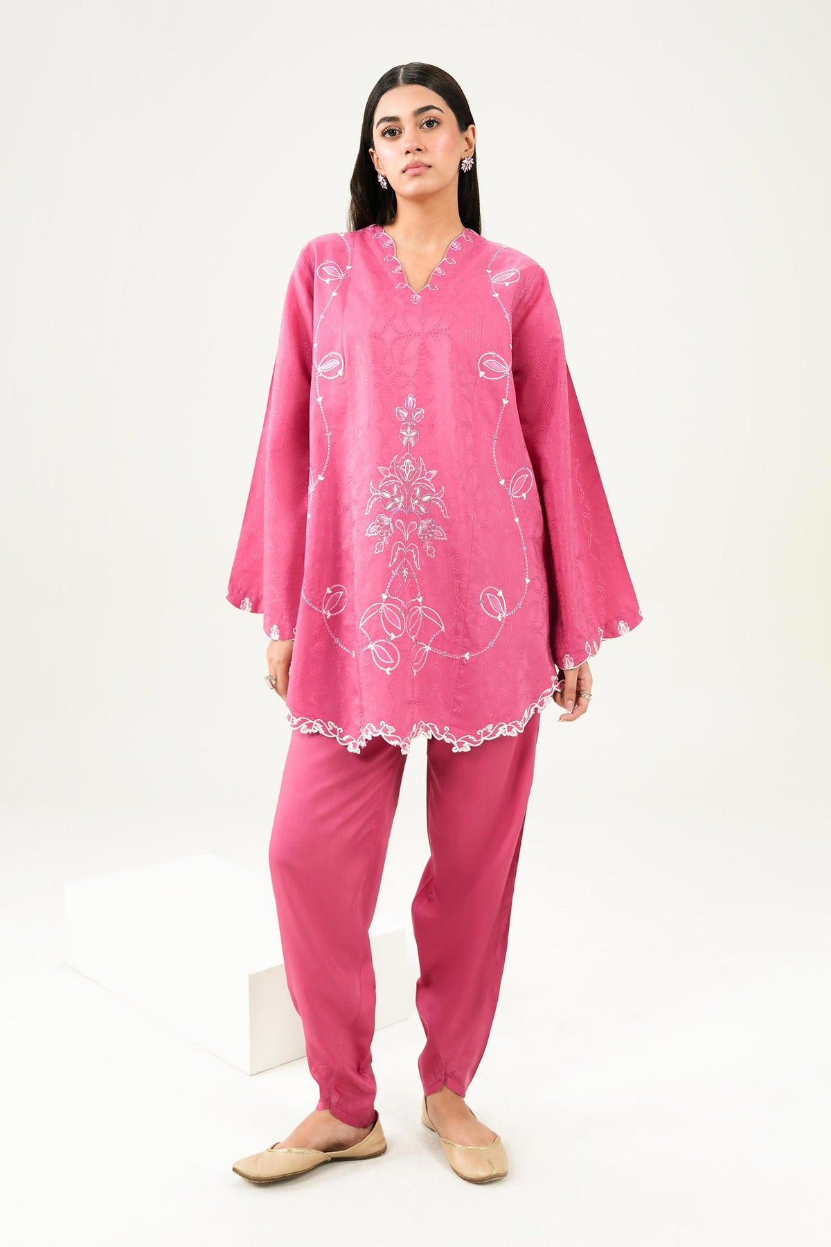 2 Piece - Embroidered Suit - PW25-335 for Women - Pret Collection | Nishat | Shop Online