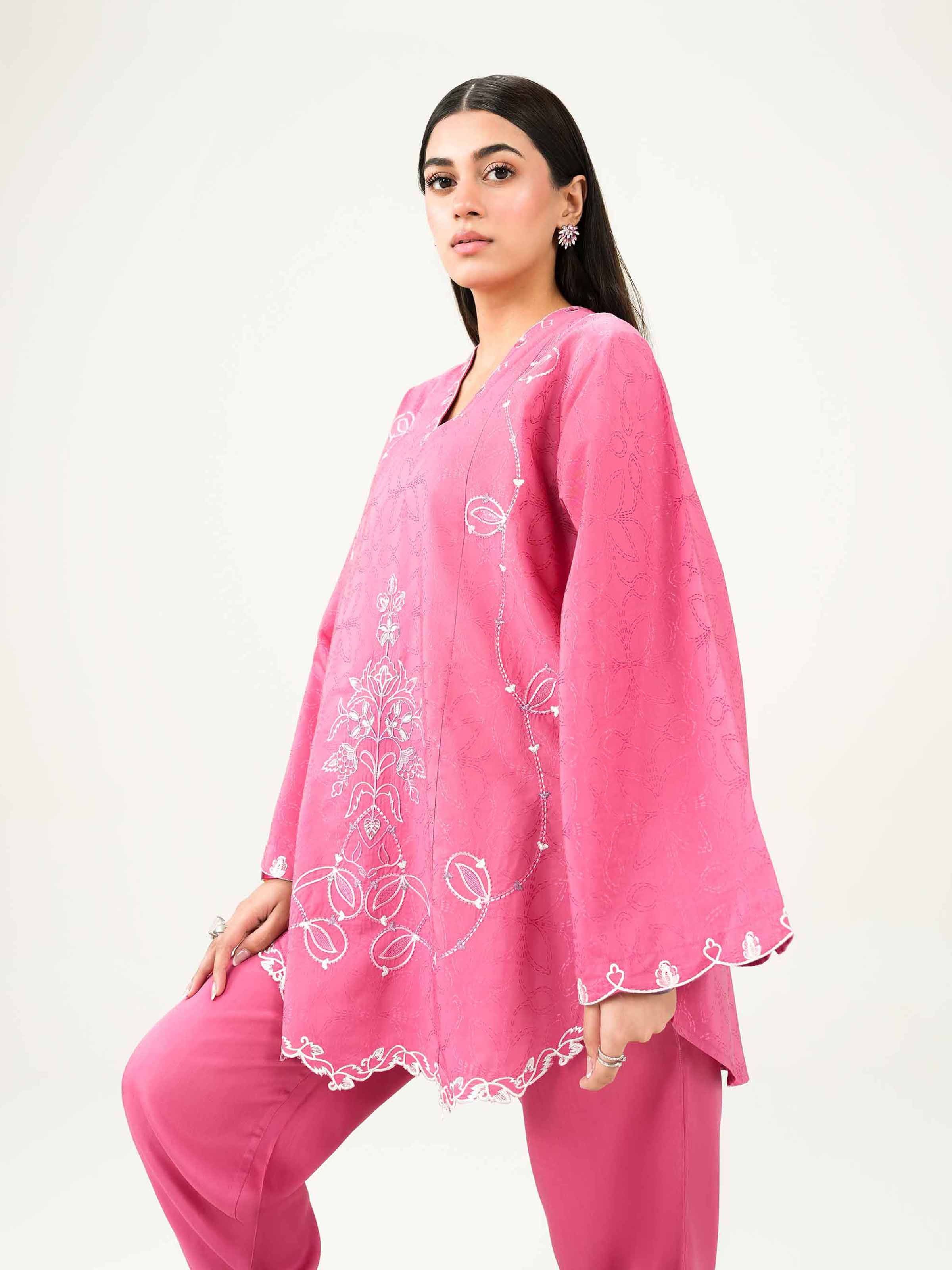 2 Piece - Embroidered Suit - PW25-335