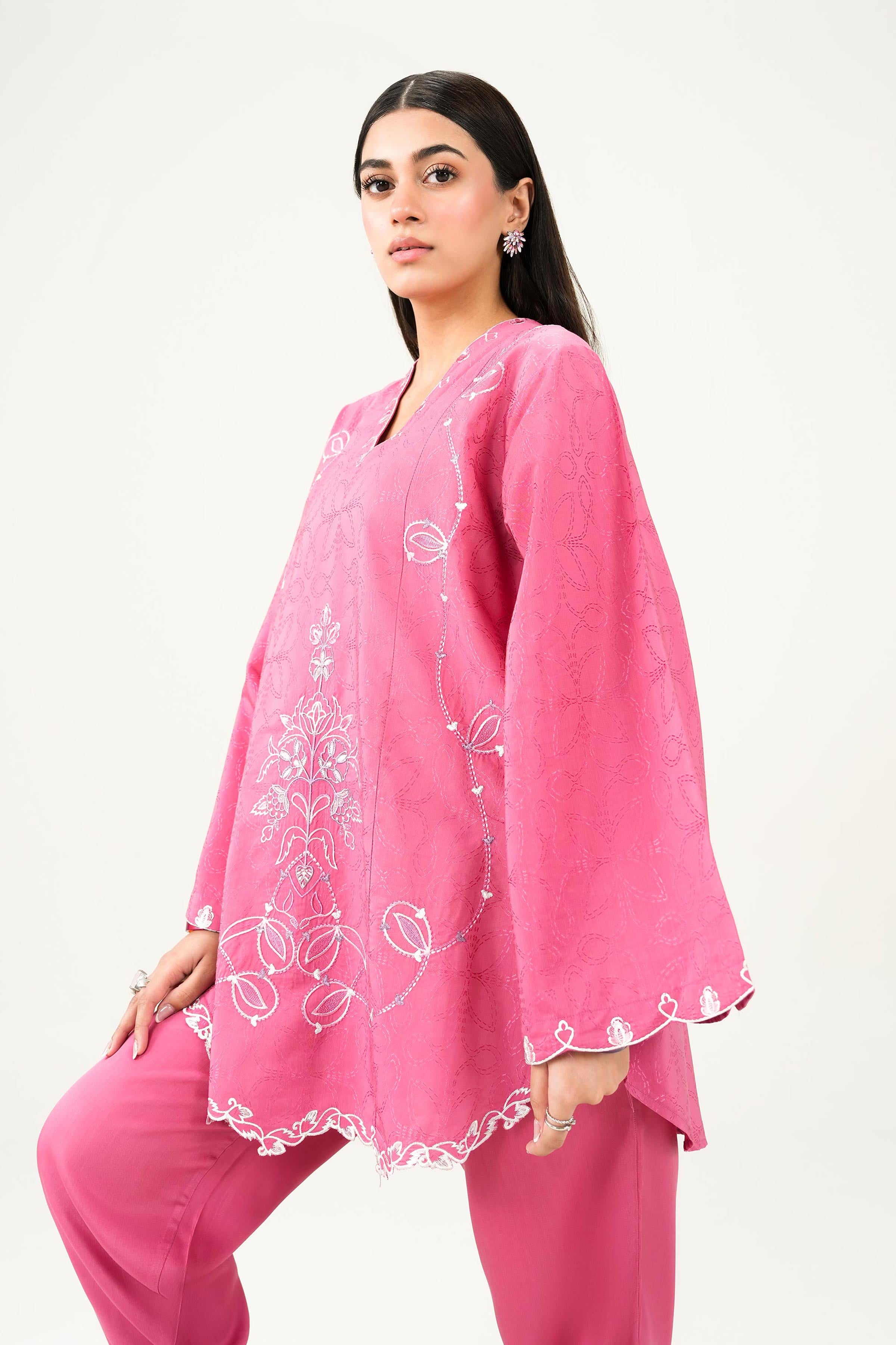2 Piece - Embroidered Suit - PW25-335 for Women - Pret Collection | Nishat | Shop Online
