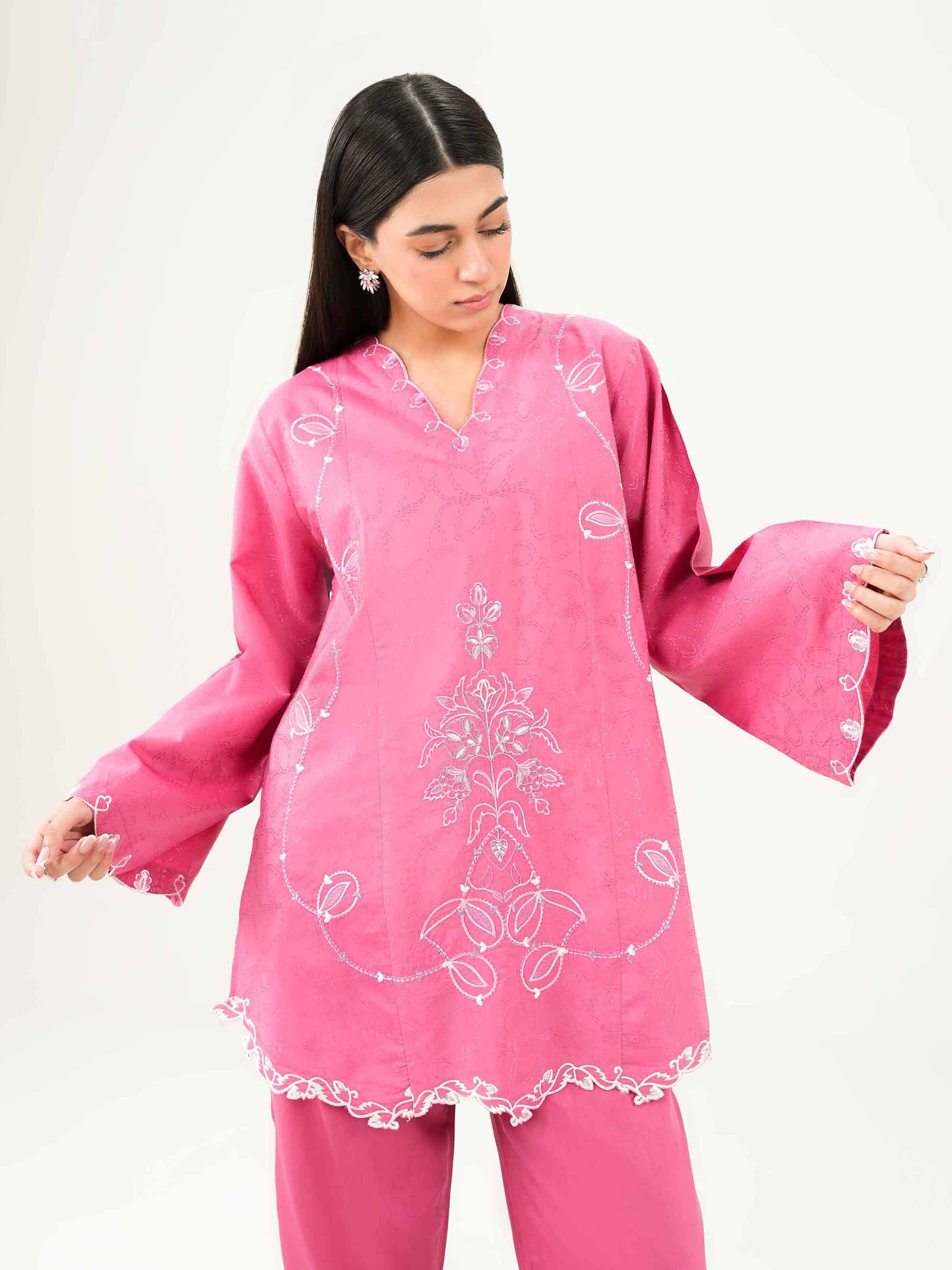 2 Piece - Embroidered Suit - PW25-335