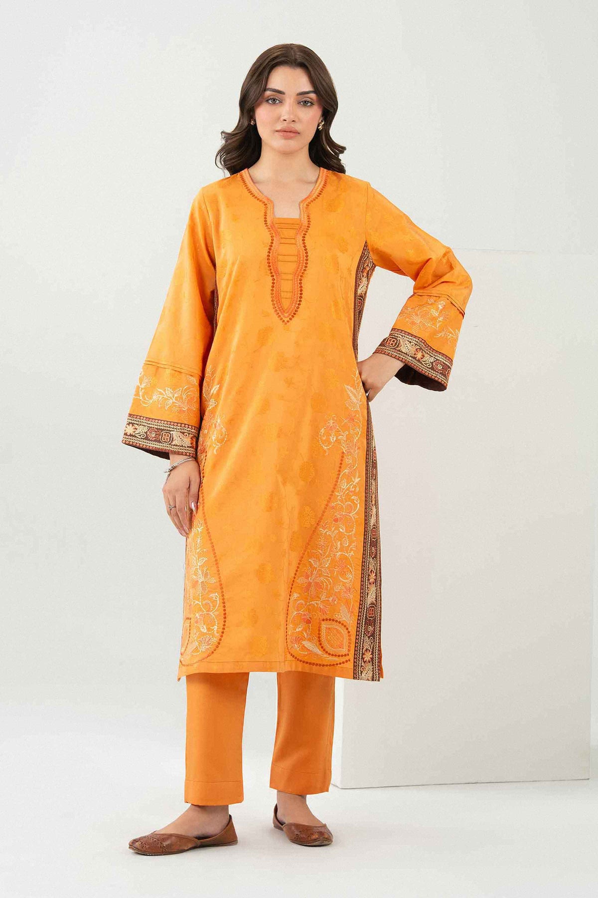 2 Piece - Embroidered Suit - PW25-336-for Women -  Pret Collection | Nishat | Shop Online 