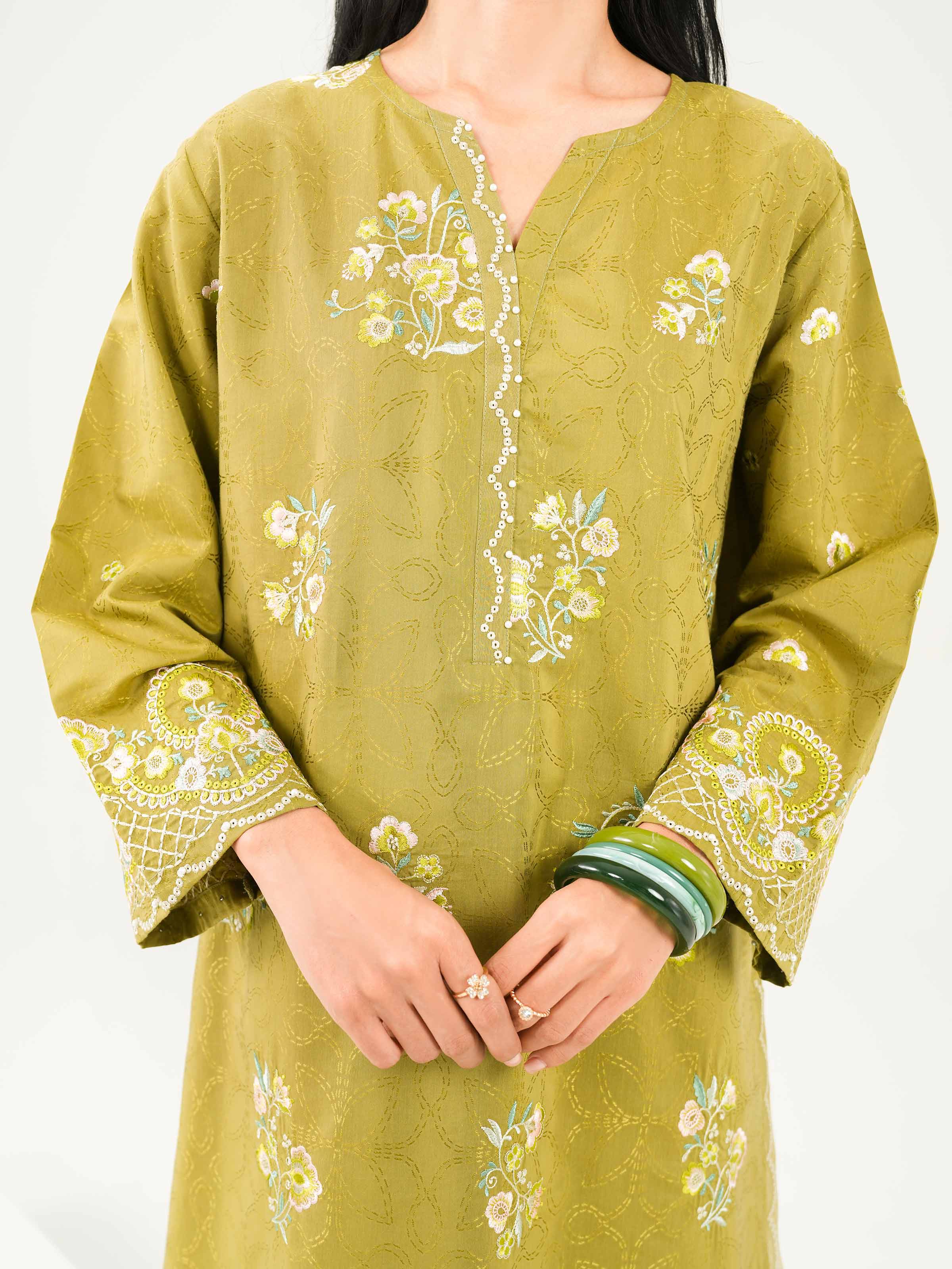 2 Piece - Embroidered Suit - PW25-337