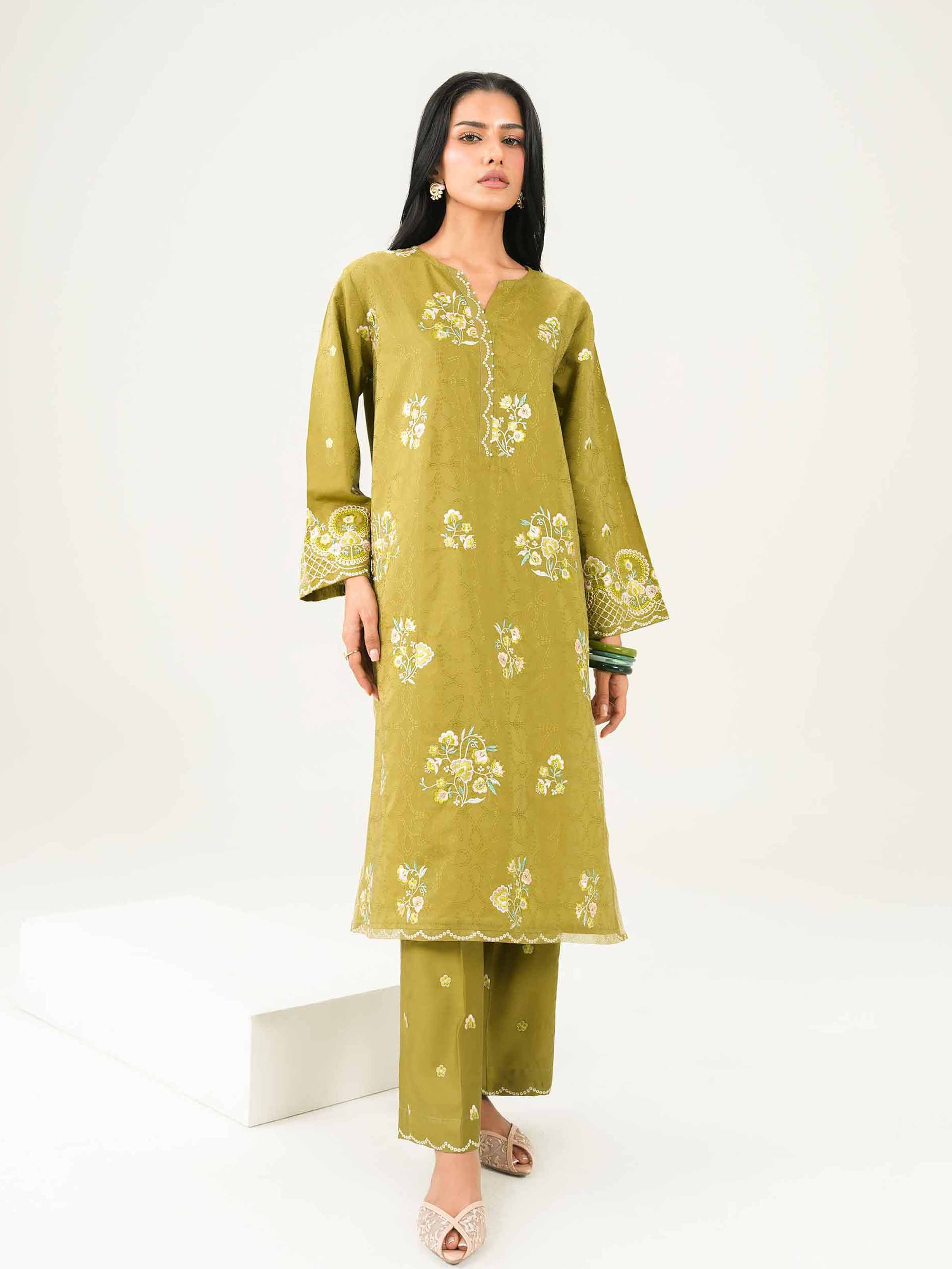 2 Piece - Embroidered Suit - PW25-337