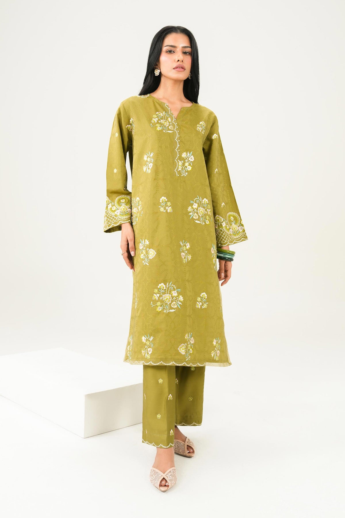 2 Piece - Embroidered Suit - PW25-337 for Women - Pret Collection | Nishat | Shop Online