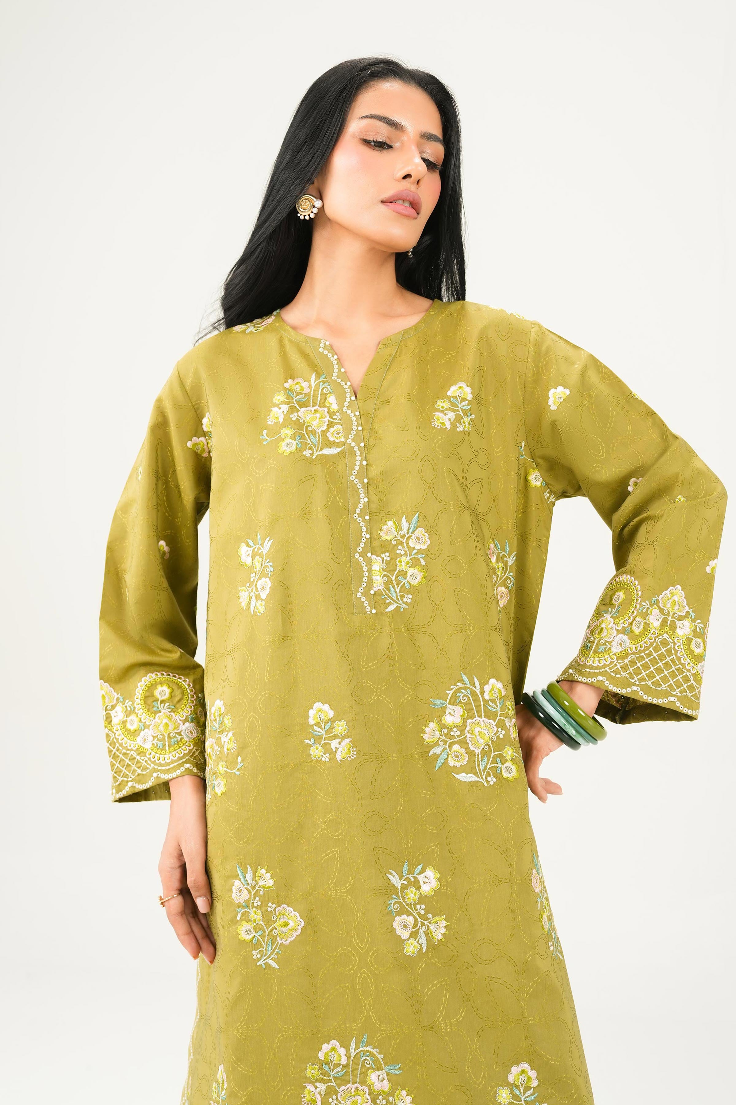 2 Piece - Embroidered Suit - PW25-337 for Women - Pret Collection | Nishat | Shop Online