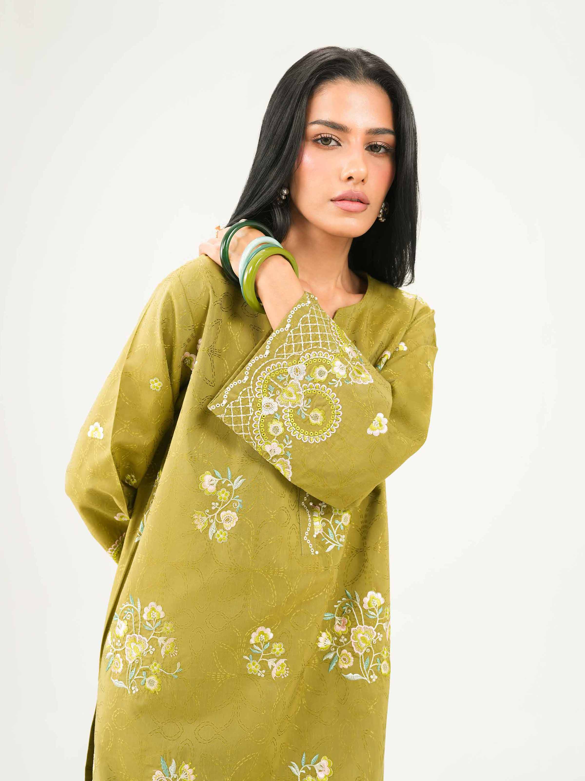 2 Piece - Embroidered Suit - PW25-337