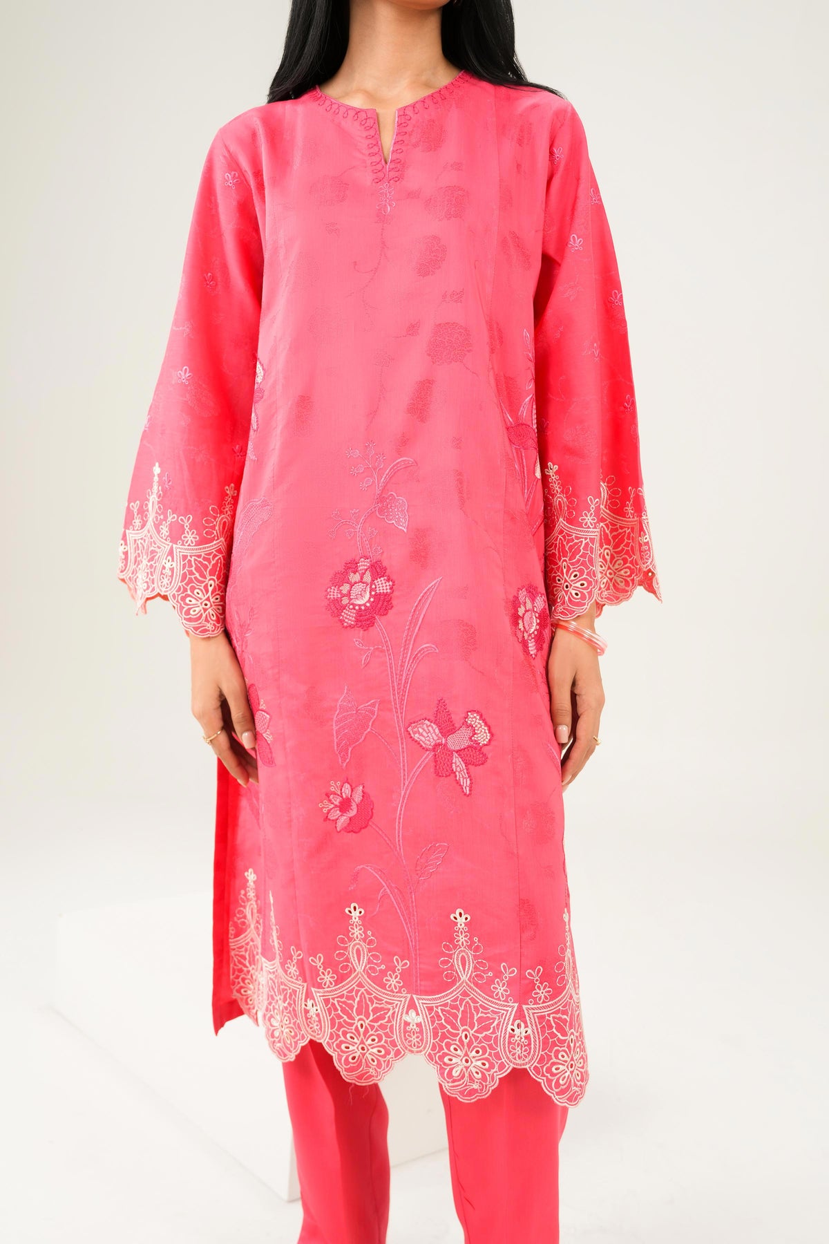 2 Piece - Embroidered Suit - PW25-338 for Women - Pret Collection | Nishat | Shop Online