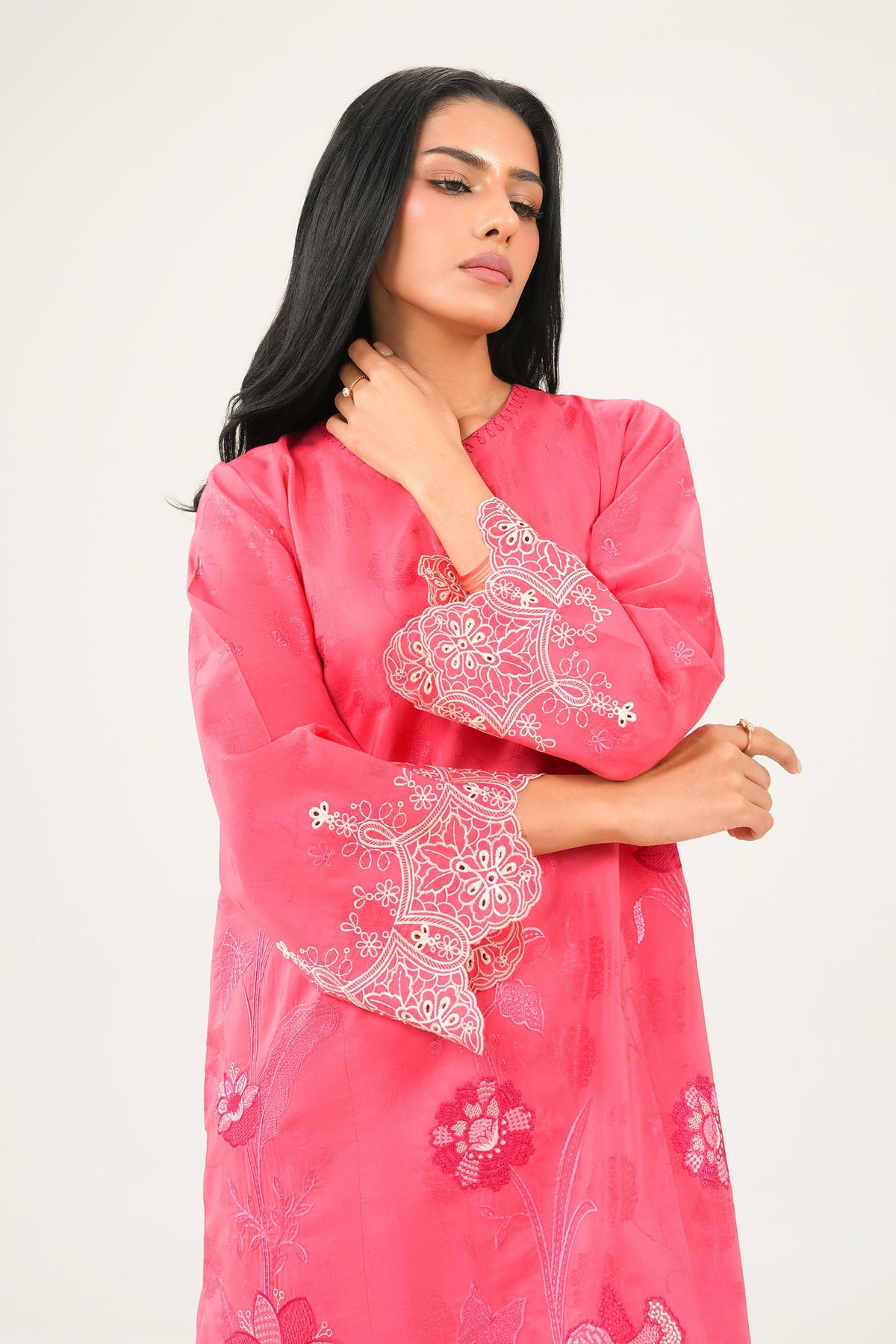 2 Piece - Embroidered Suit - PW25-338 for Women - Pret Collection | Nishat | Shop Online