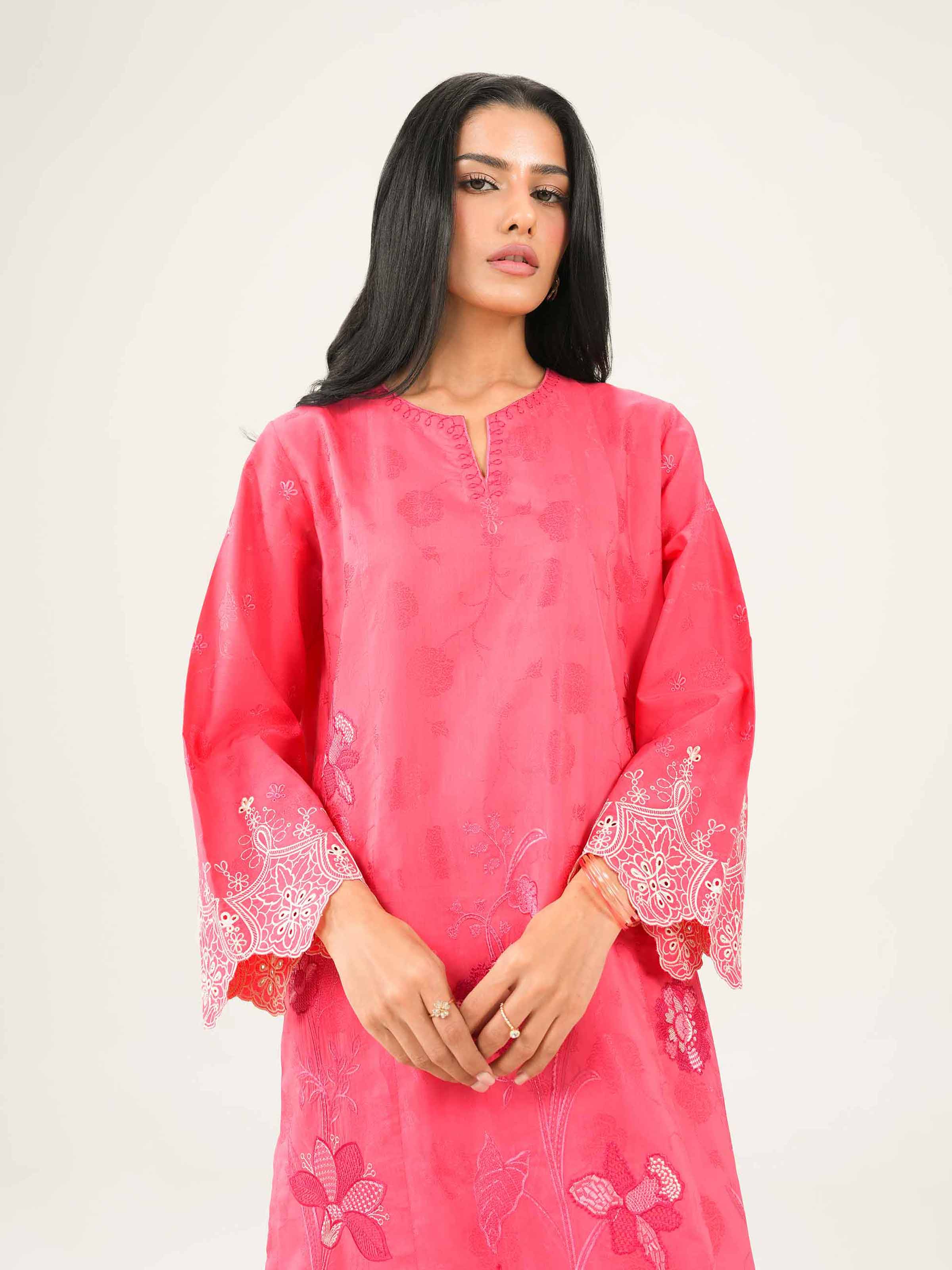 2 Piece - Embroidered Suit - PW25-338