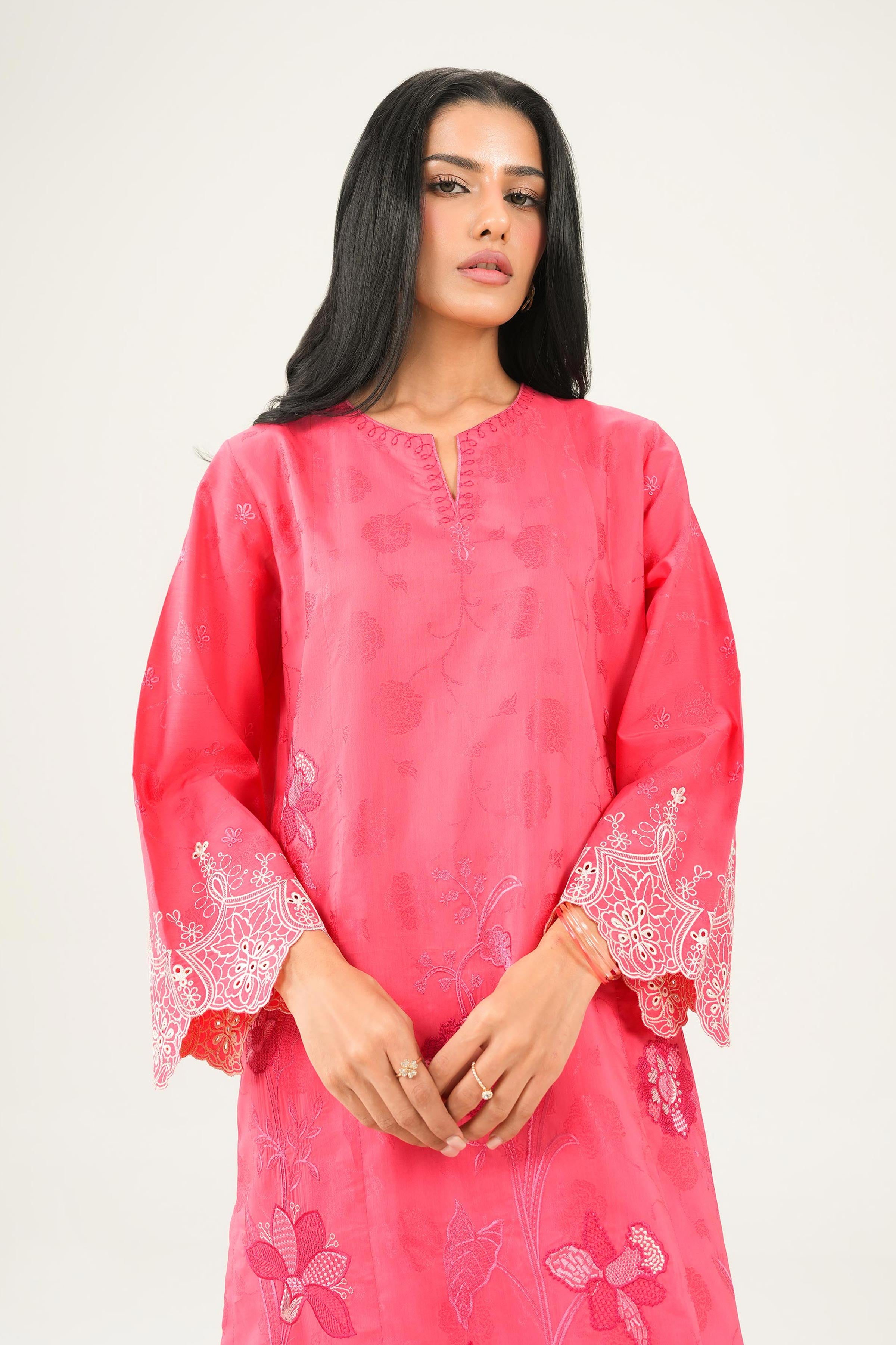 2 Piece - Embroidered Suit - PW25-338 for Women - Pret Collection | Nishat | Shop Online