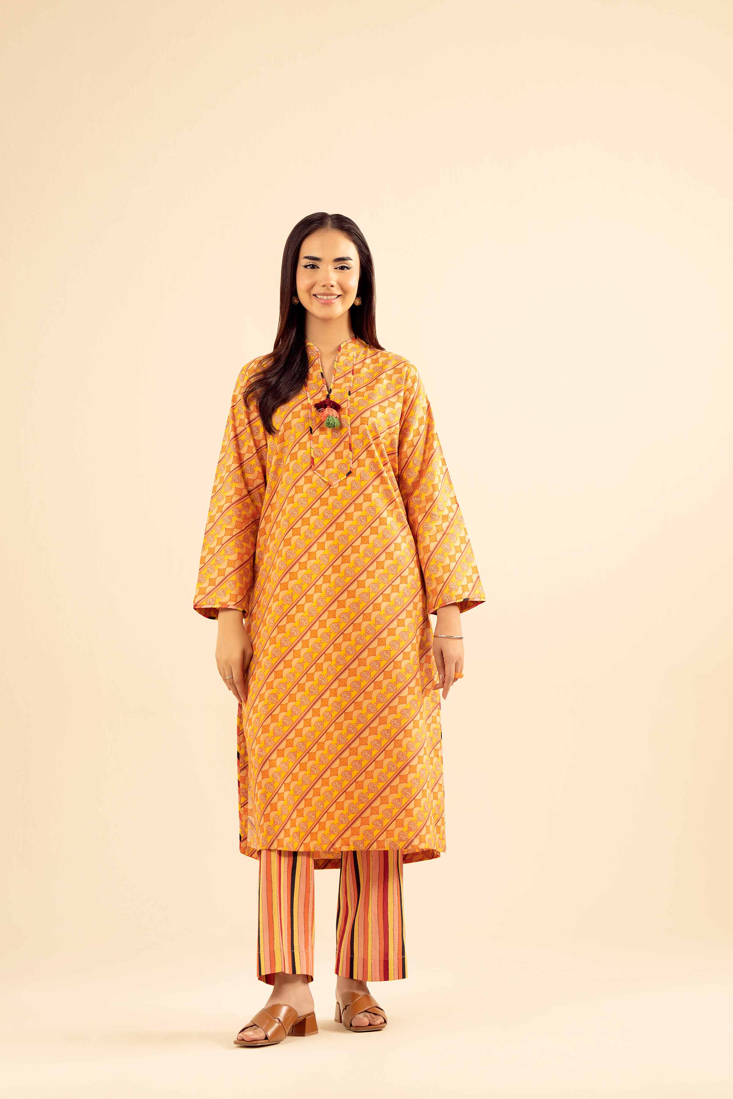 2 Piece - Printed Embroidered Suit - PW25-34 for Women - Pret Collection | Nishat | Shop Online