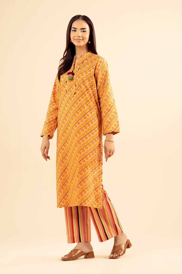 2 Piece - Printed Embroidered Suit - PW25-34 for Women - Pret Collection | Nishat | Shop Online