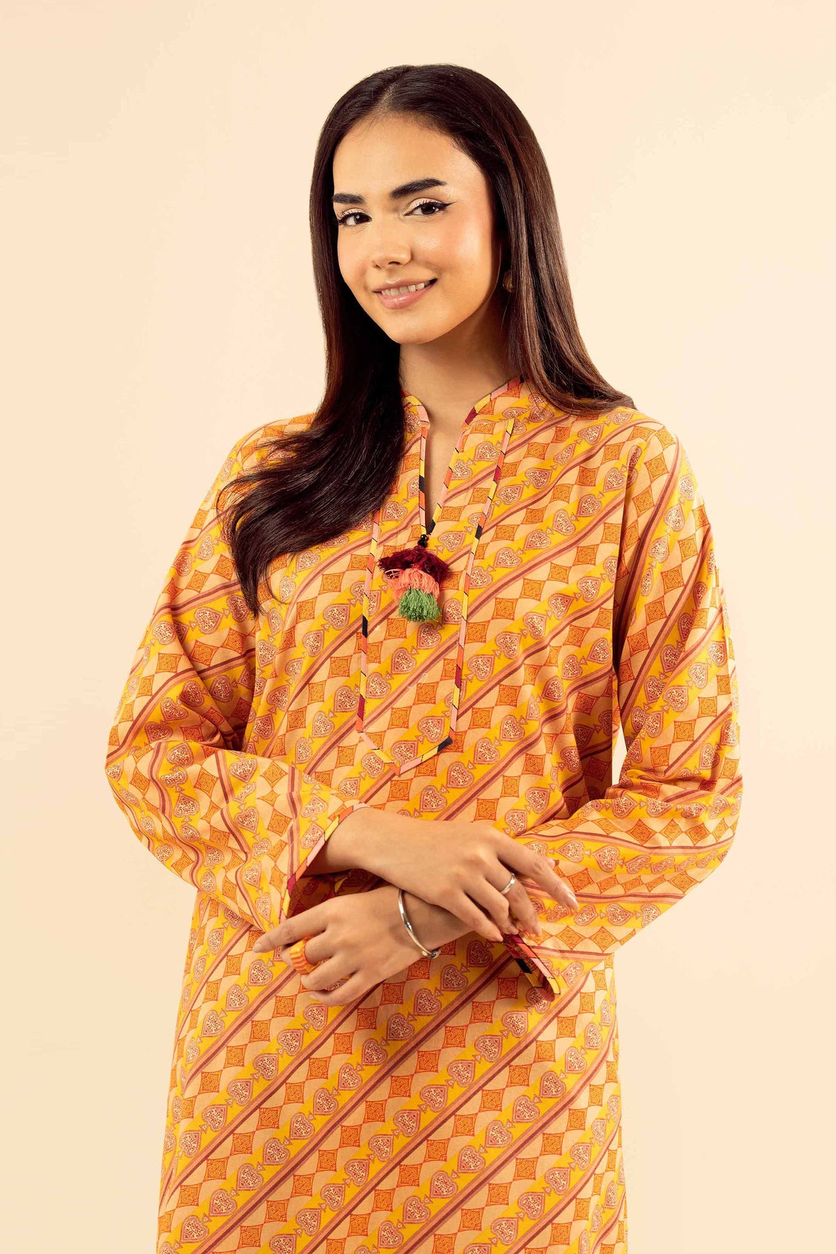 2 Piece - Printed Embroidered Suit - PW25-34 for Women - Pret Collection | Nishat | Shop Online