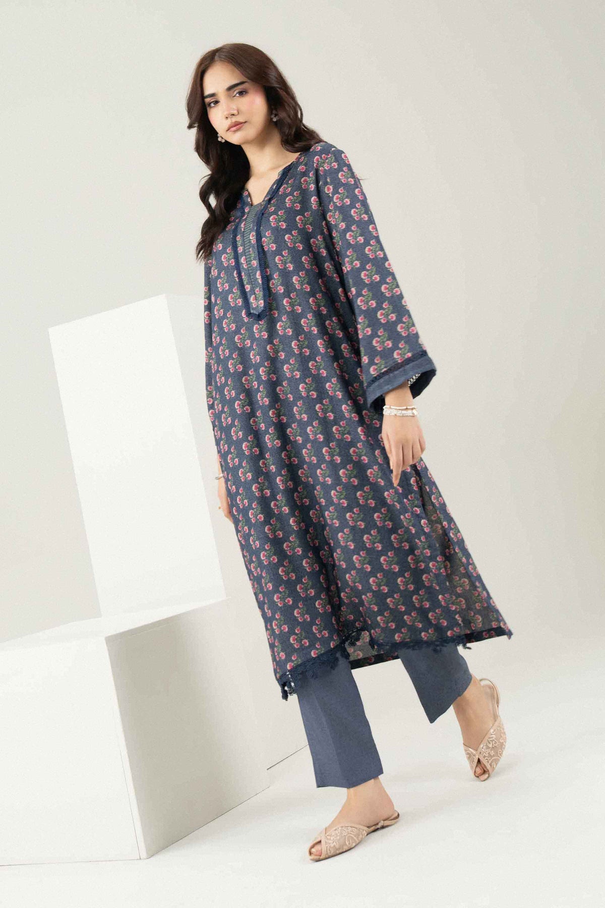 2 Piece - Printed Suit - PW25-345  for Women - Pret Collection | Nishat | Shop Online