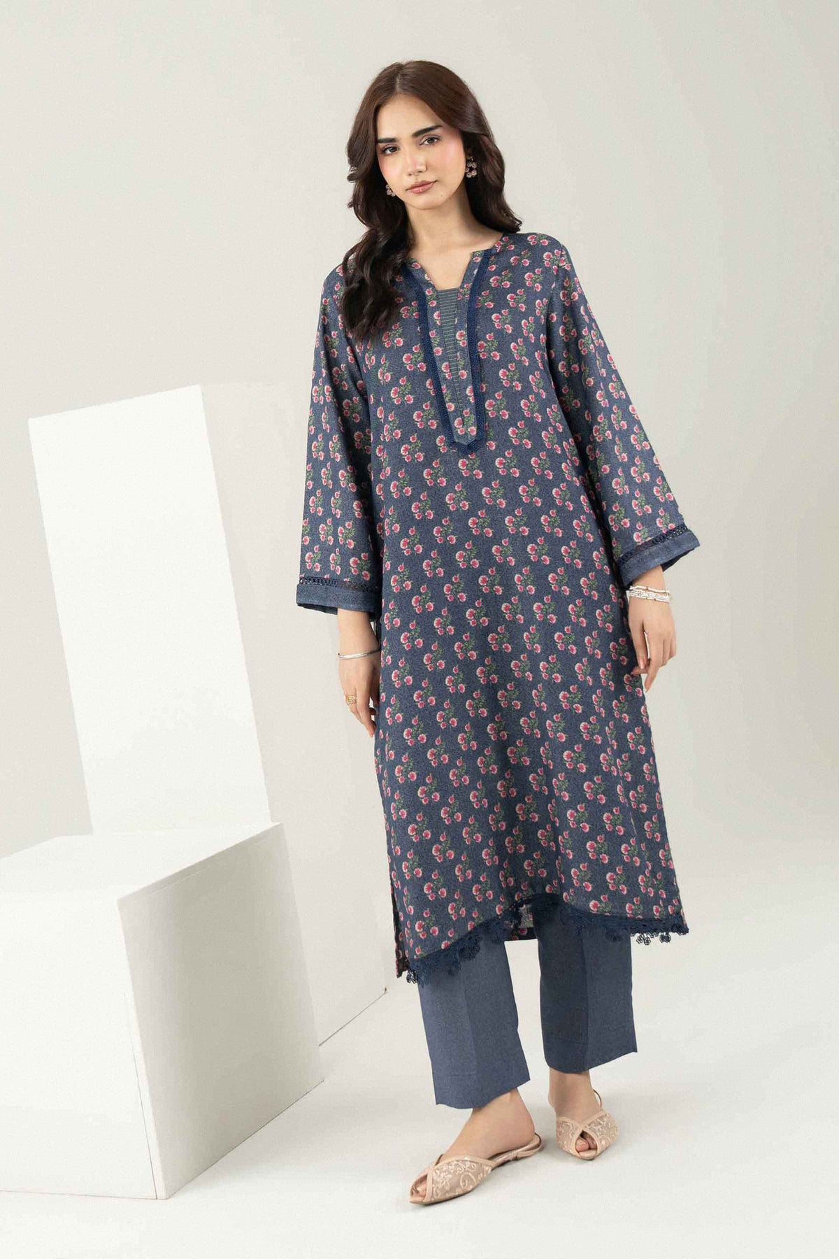2 Piece - Printed Suit - PW25-345  for Women - Pret Collection | Nishat | Shop Online
