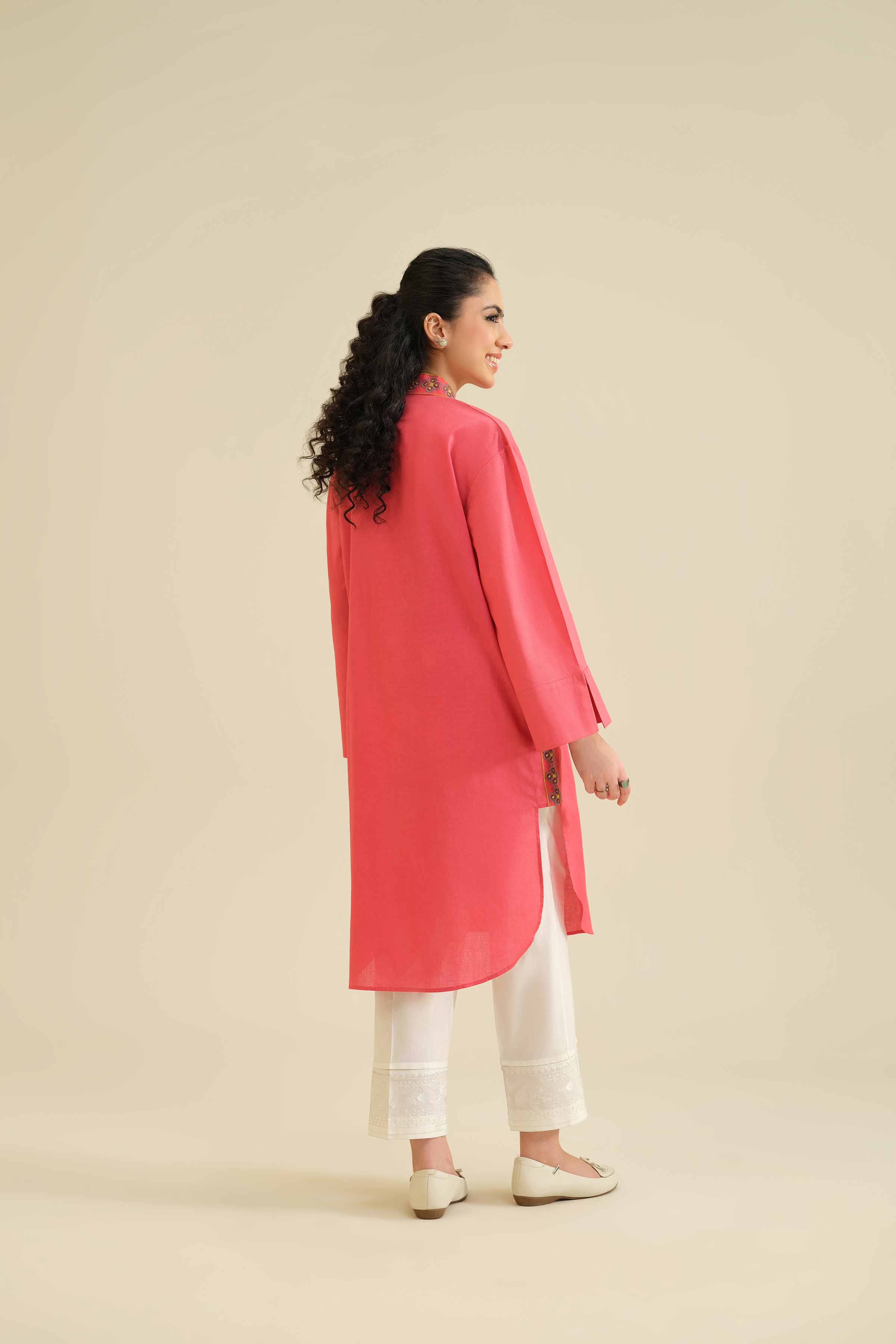 Embroidered Shirt - PW25-35 for Women - Pret Collection | Nishat | Shop Online