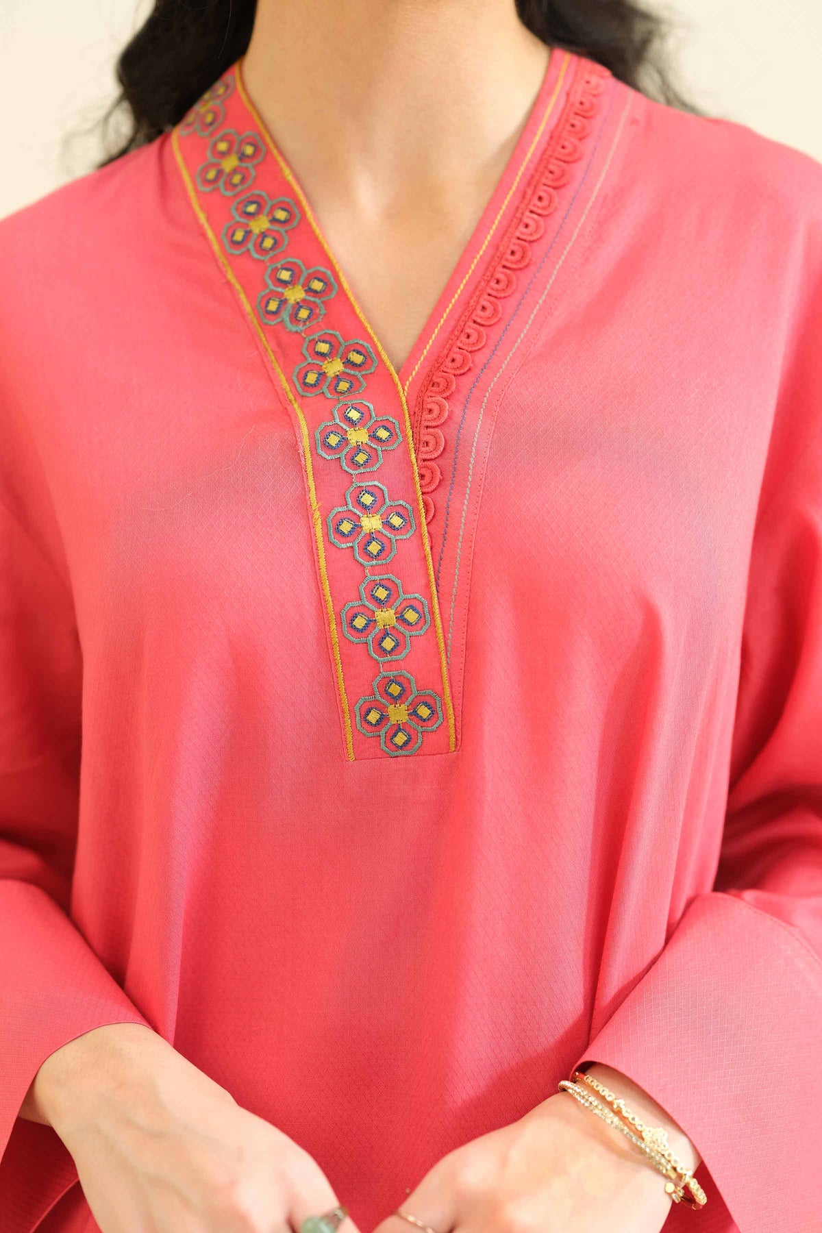 Embroidered Shirt - PW25-35 for Women - Pret Collection | Nishat | Shop Online