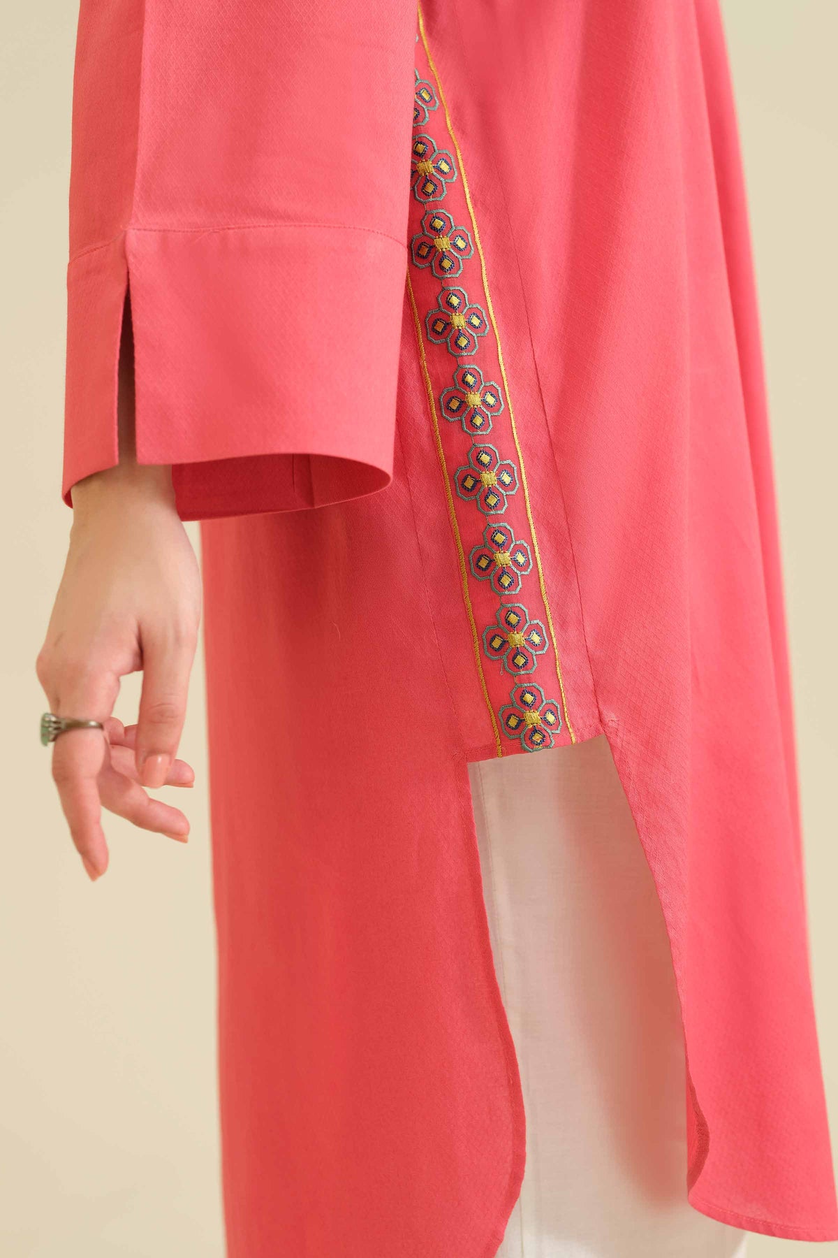 Embroidered Shirt - PW25-35 for Women - Pret Collection | Nishat | Shop Online
