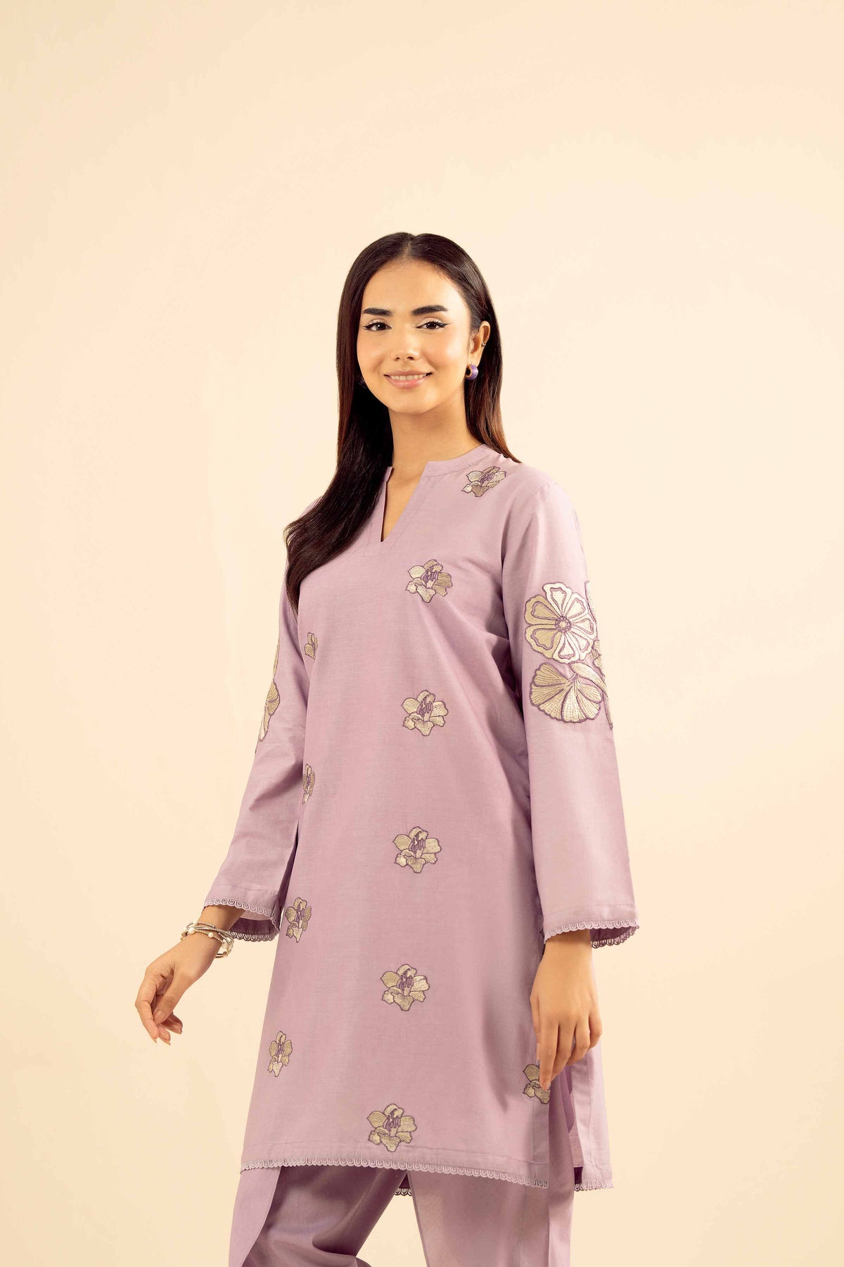2 Piece - Embroidered Suit - PW25-36 for Women - Pret Collection | Nishat | Shop Online
